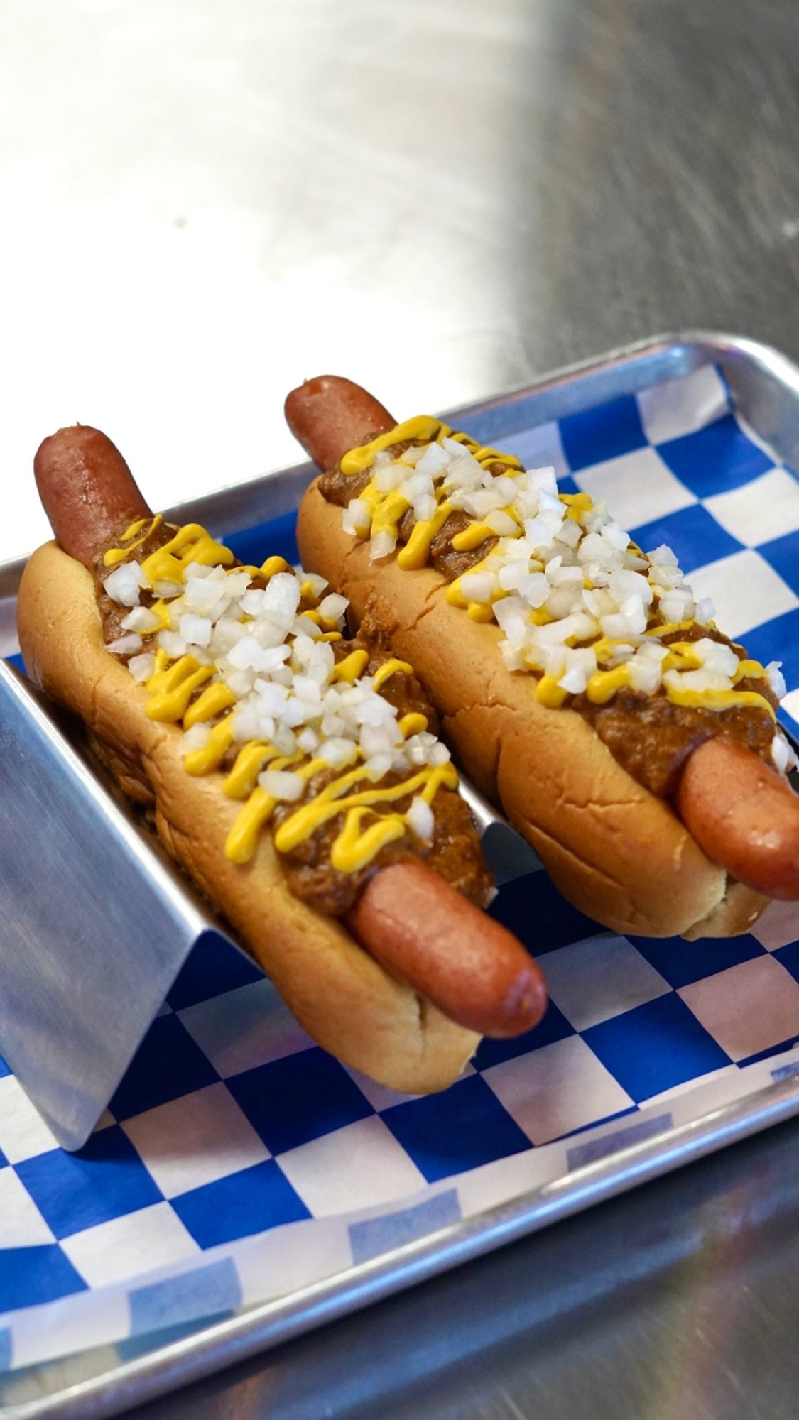 Two Detroit Coney Dogs