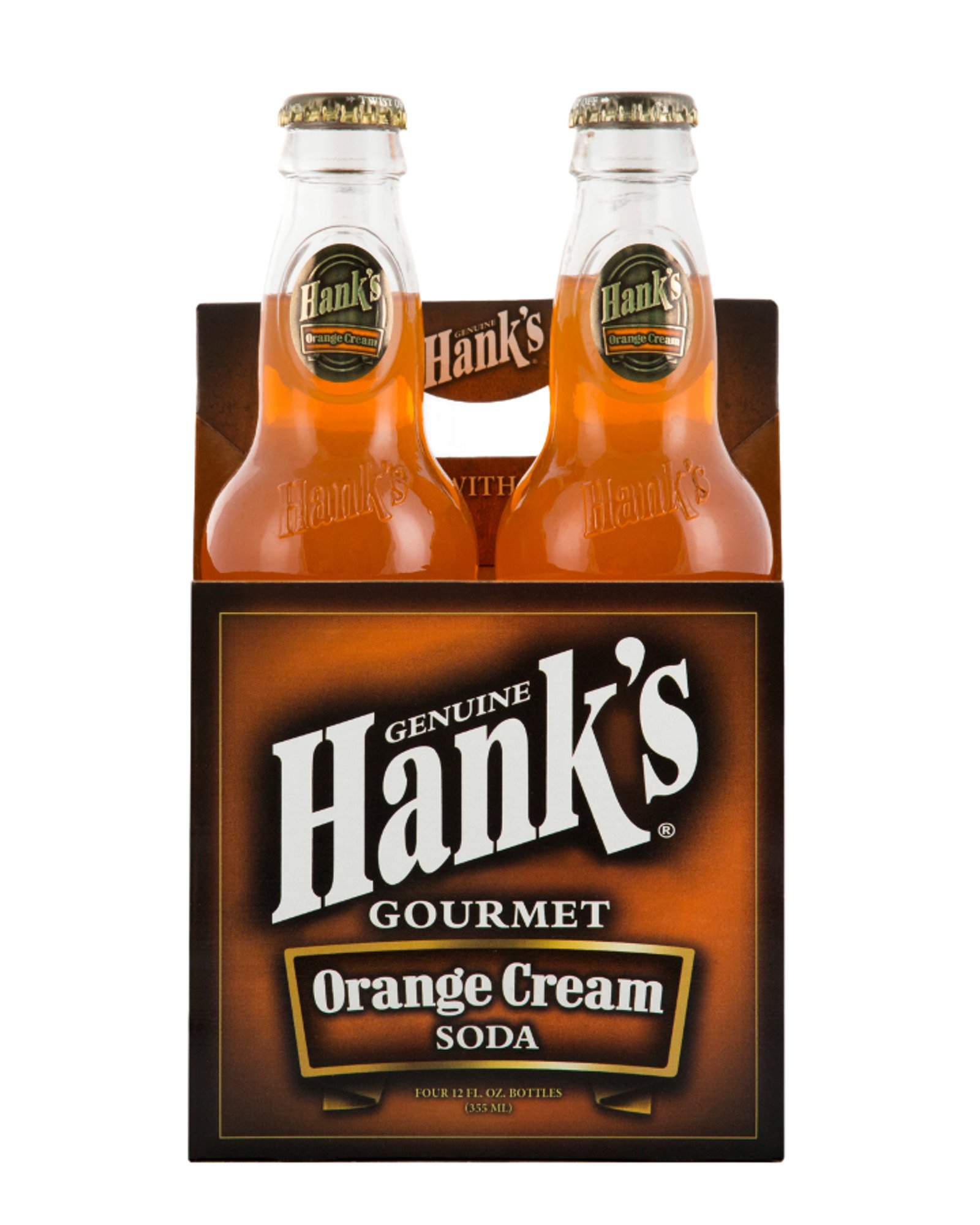 4-Pack Bottles Hanks Orange Cream