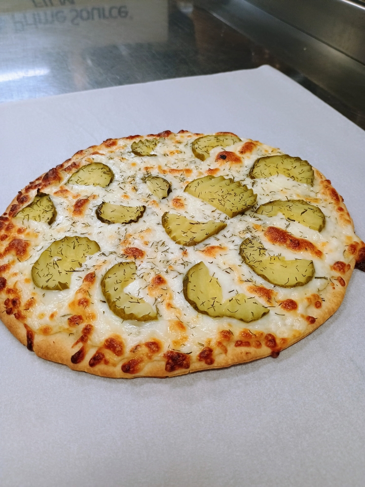Pickle Pizza Flatbread