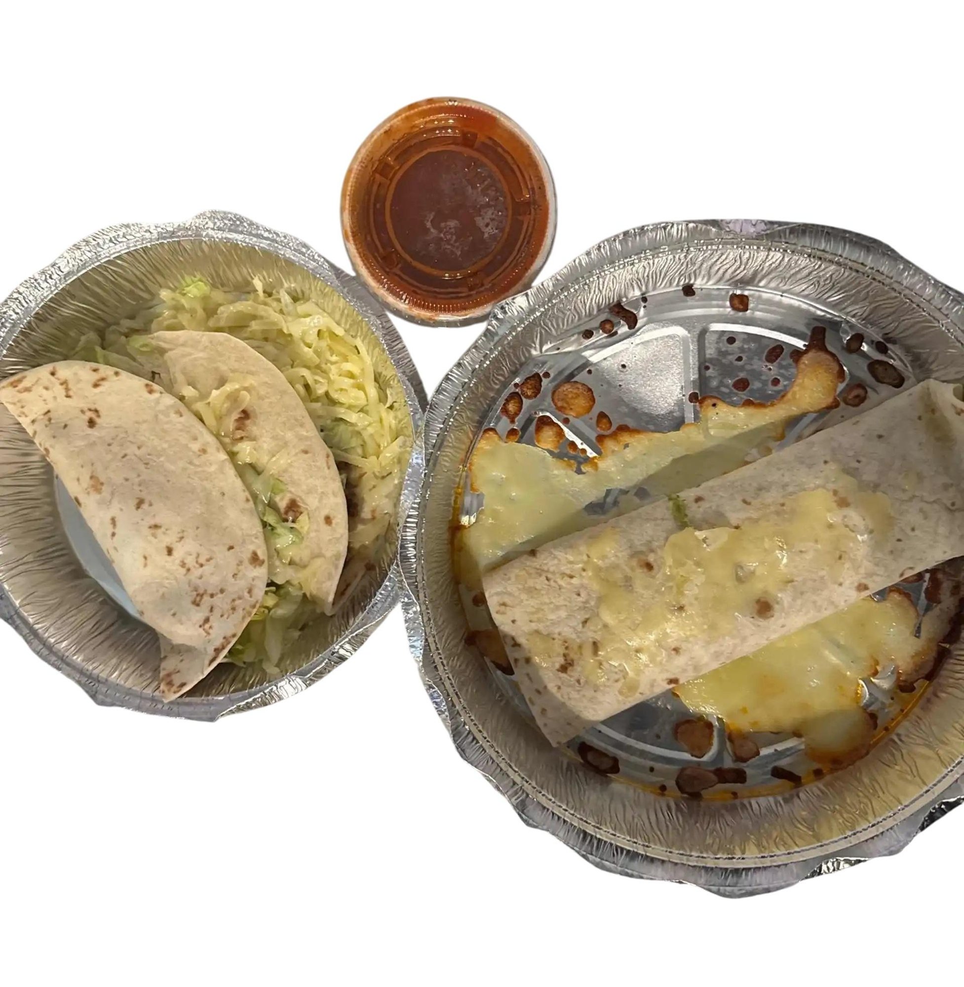 Beef Burrito & 2 Tacos