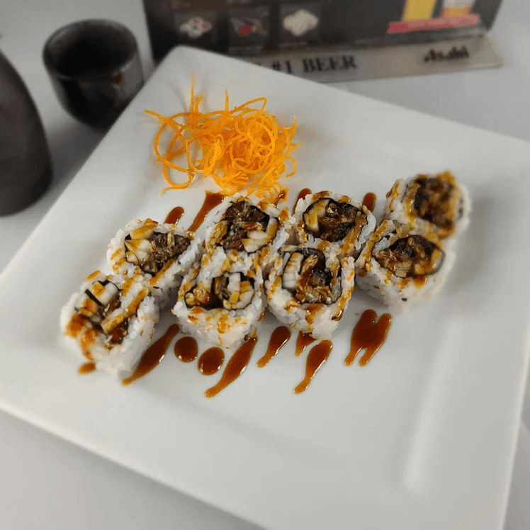 Salmon Skin Hand Roll or Roll