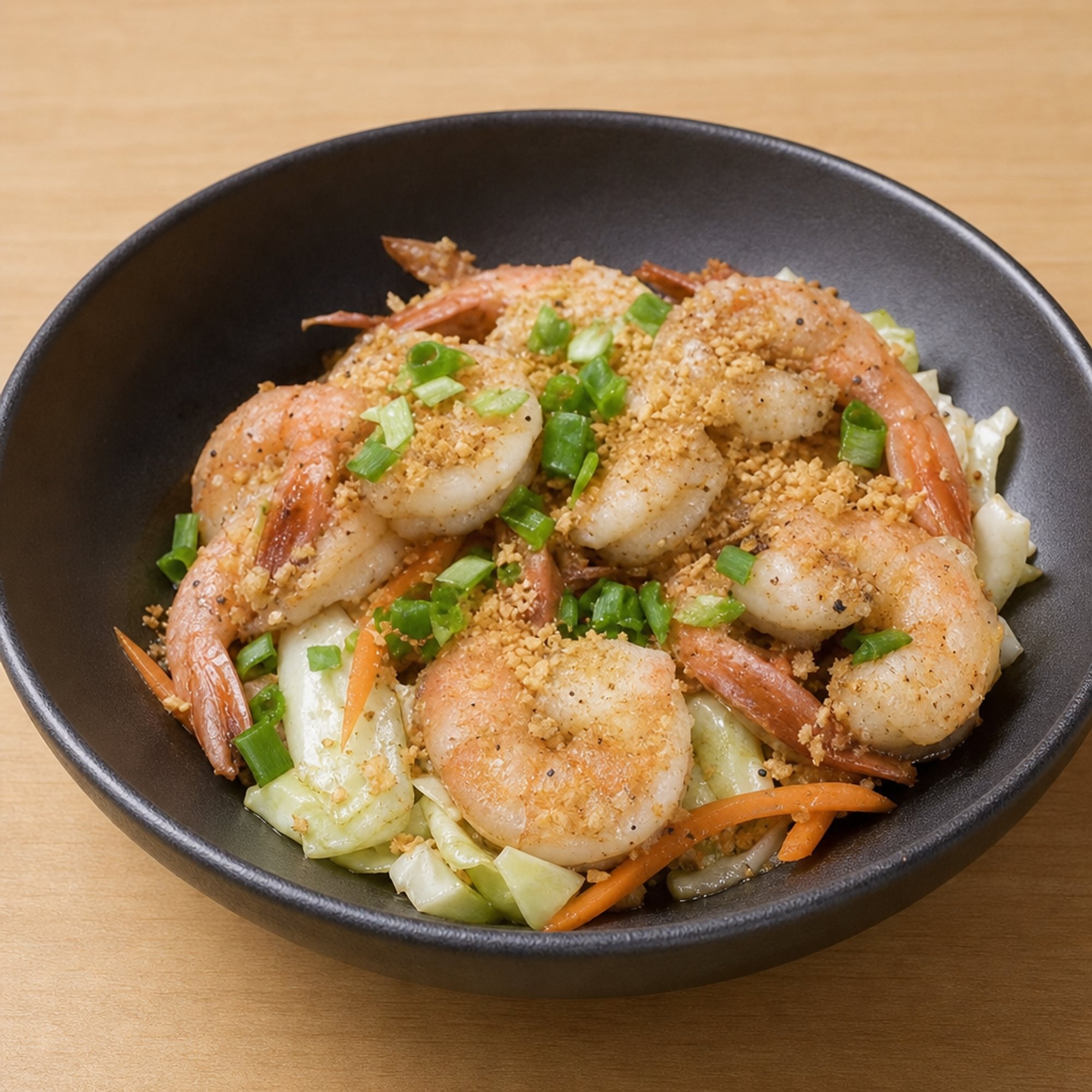 Black Pepper Garlic Shrimp