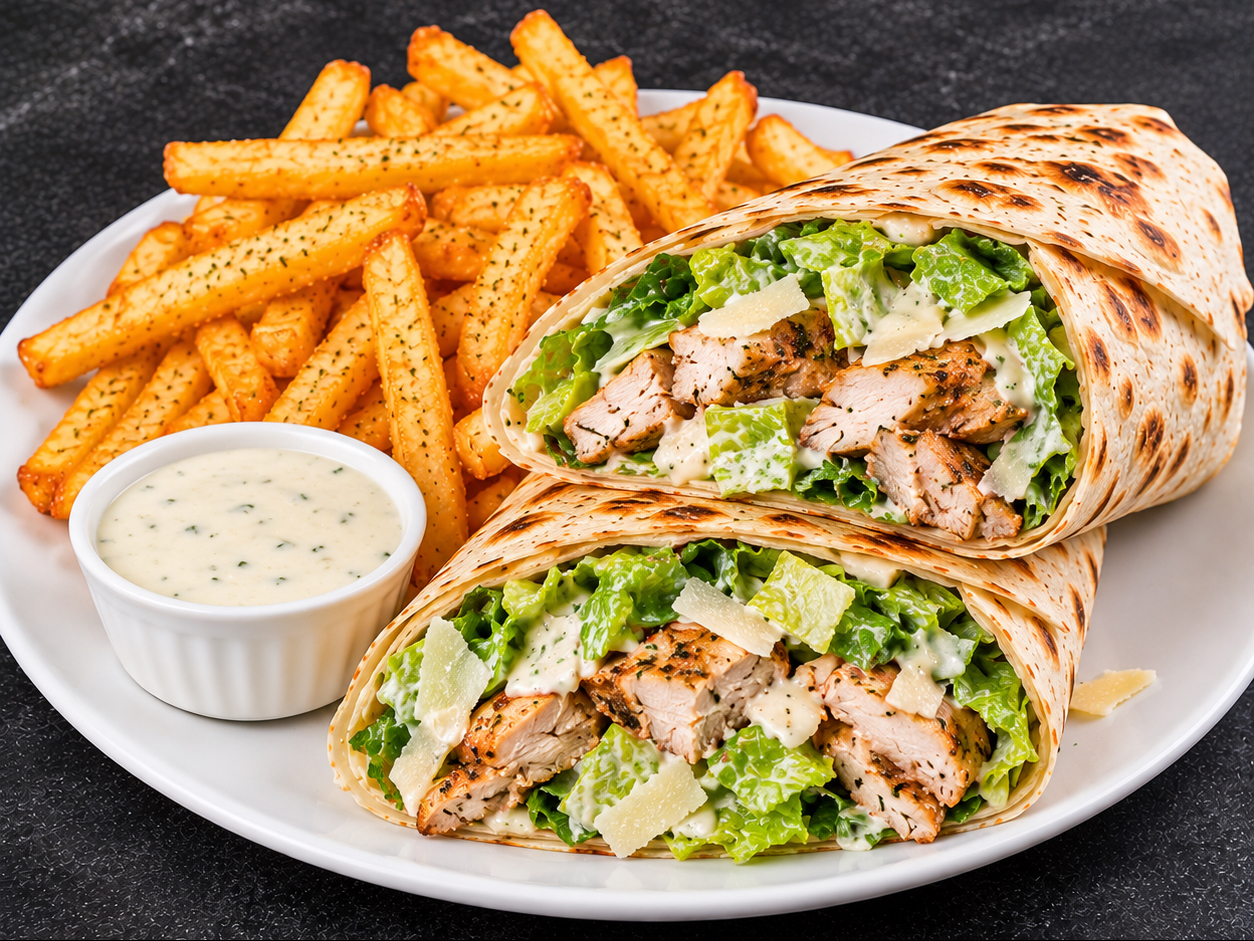CHICKEN CAESAR WRAP
