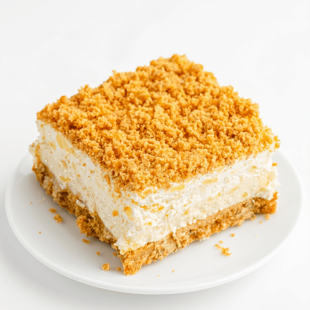 Pineapple Crush Mix Cake Slice