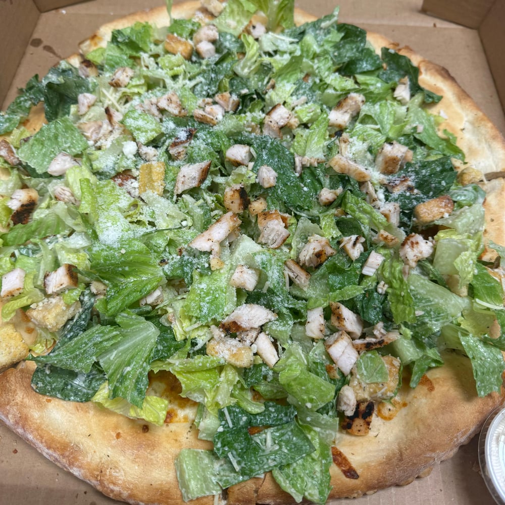 Grilled Chicken Caesar Pizza
