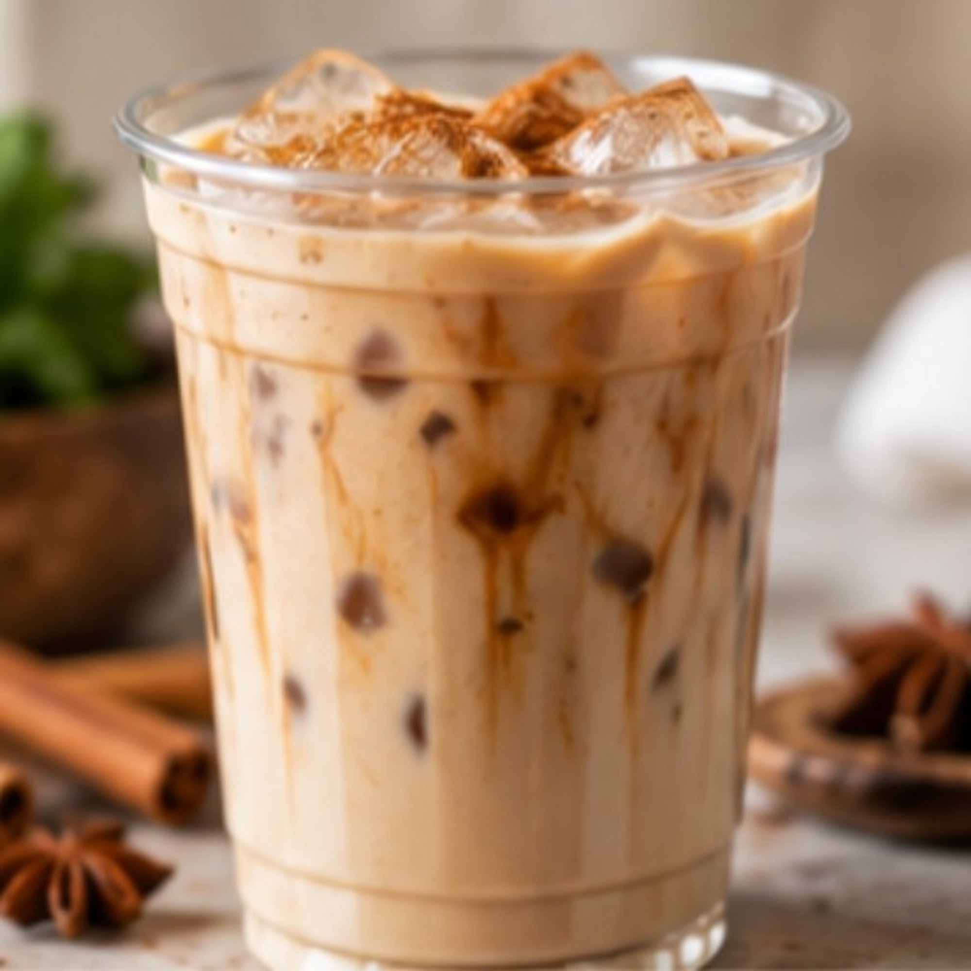 Iced Dirty Chai Latte