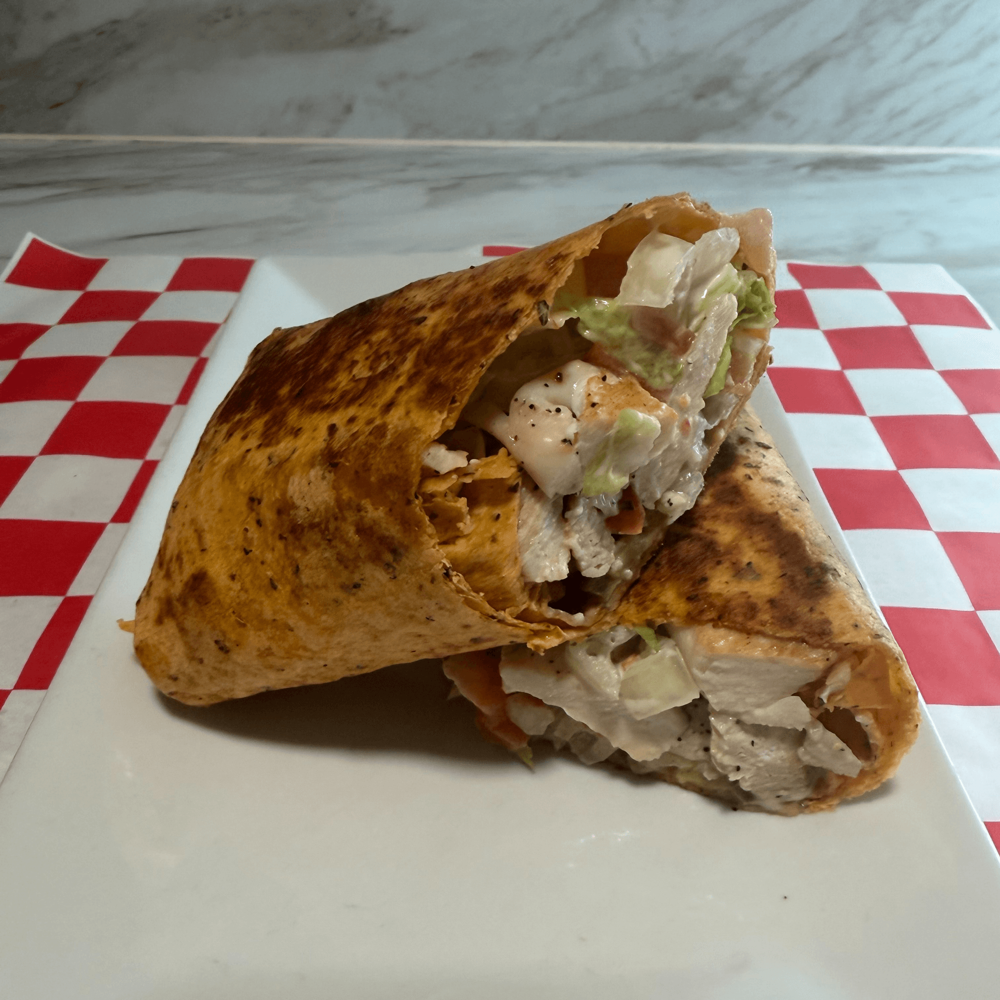 Fried or Grilled Chicken Tender Wrap