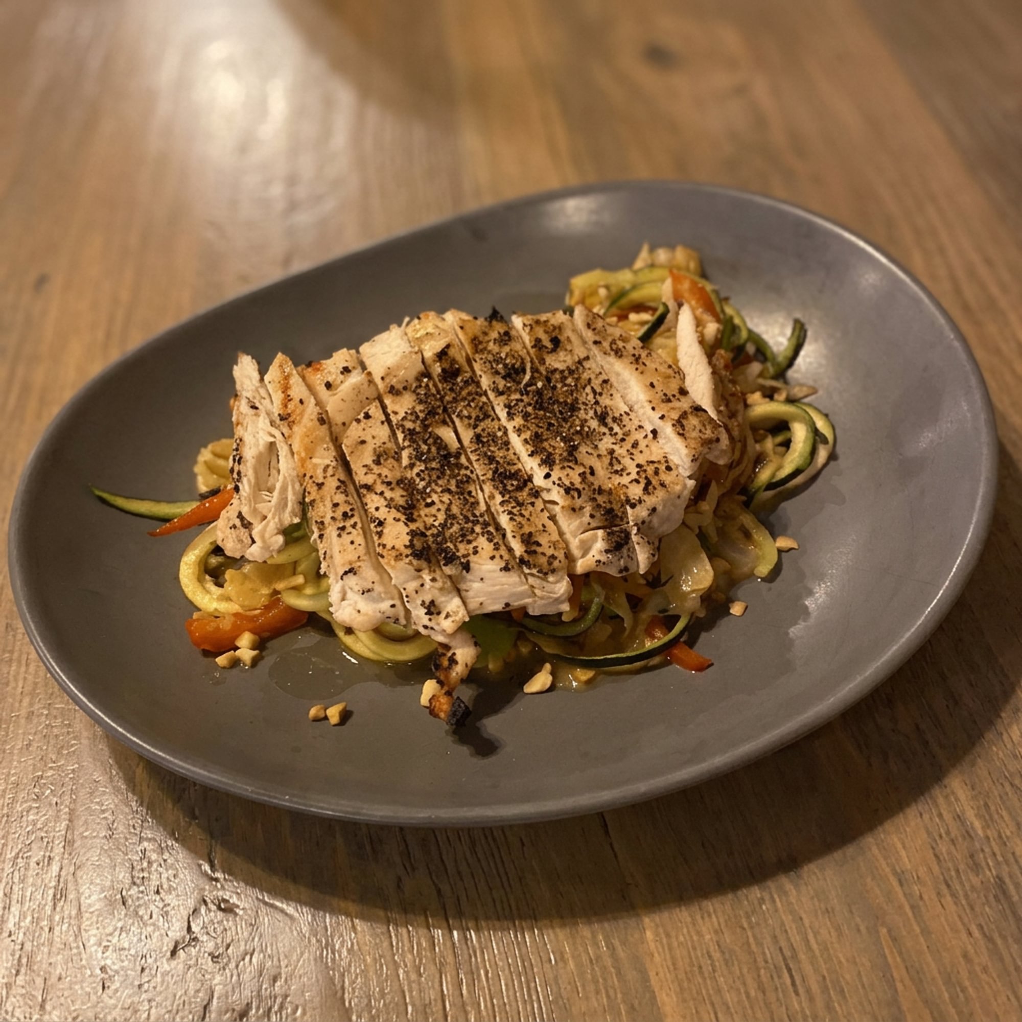 Thai Chicken Zoodles