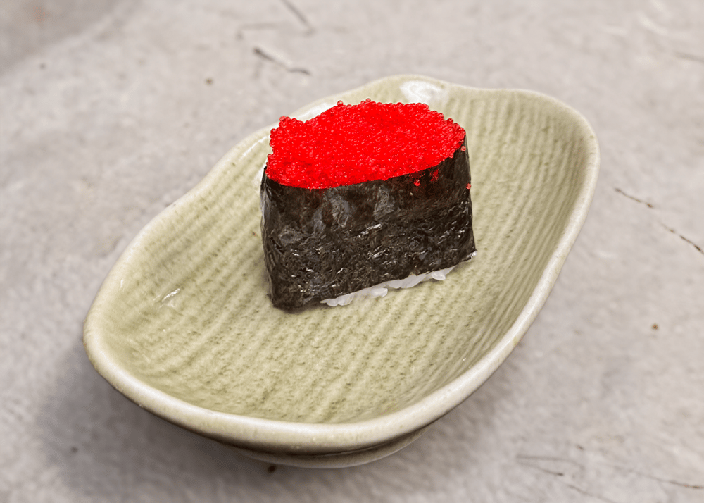 Flying Fish Roe (Tobiko) Nigiri