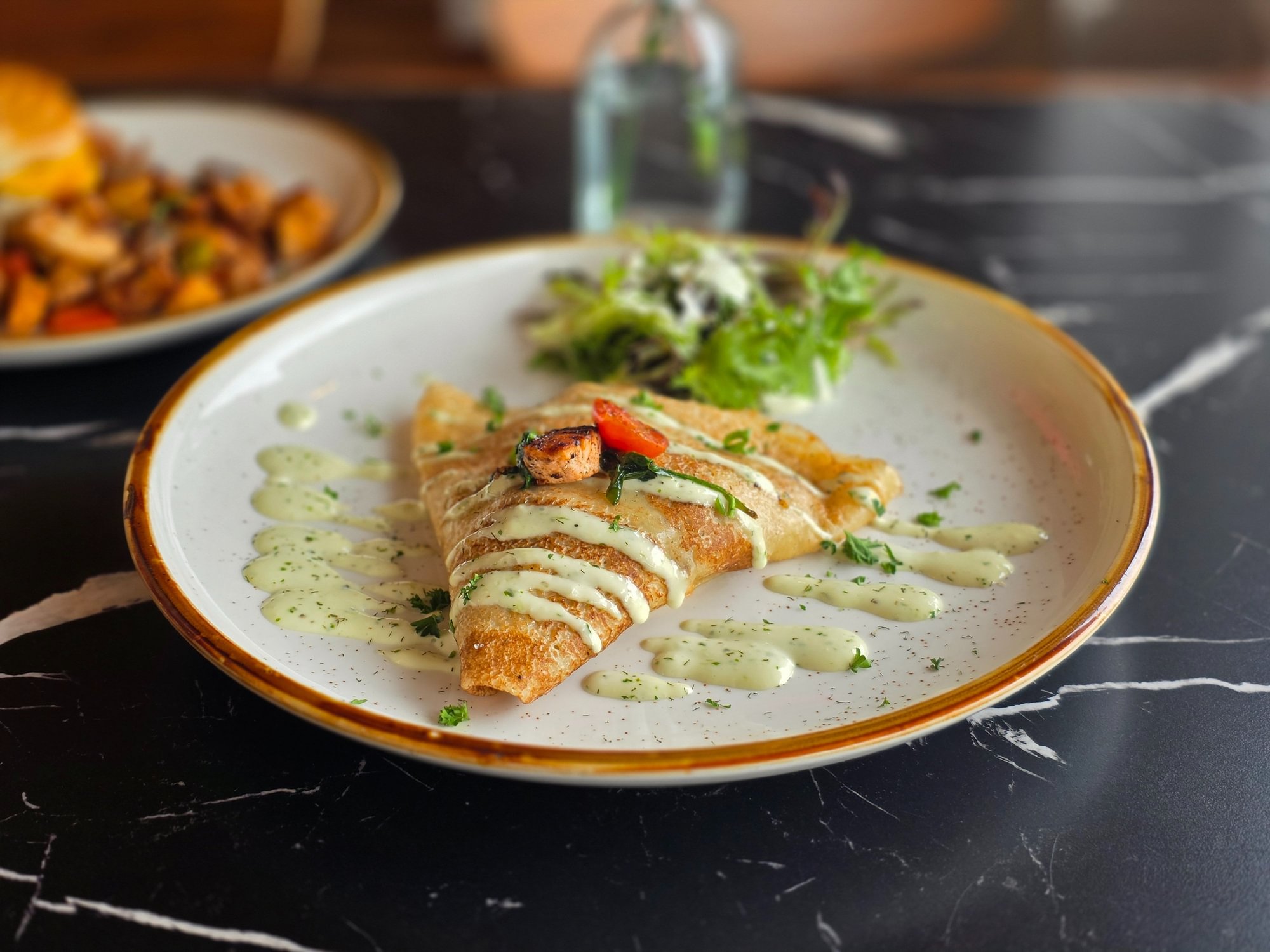 Southwestern Salmon Crêpe