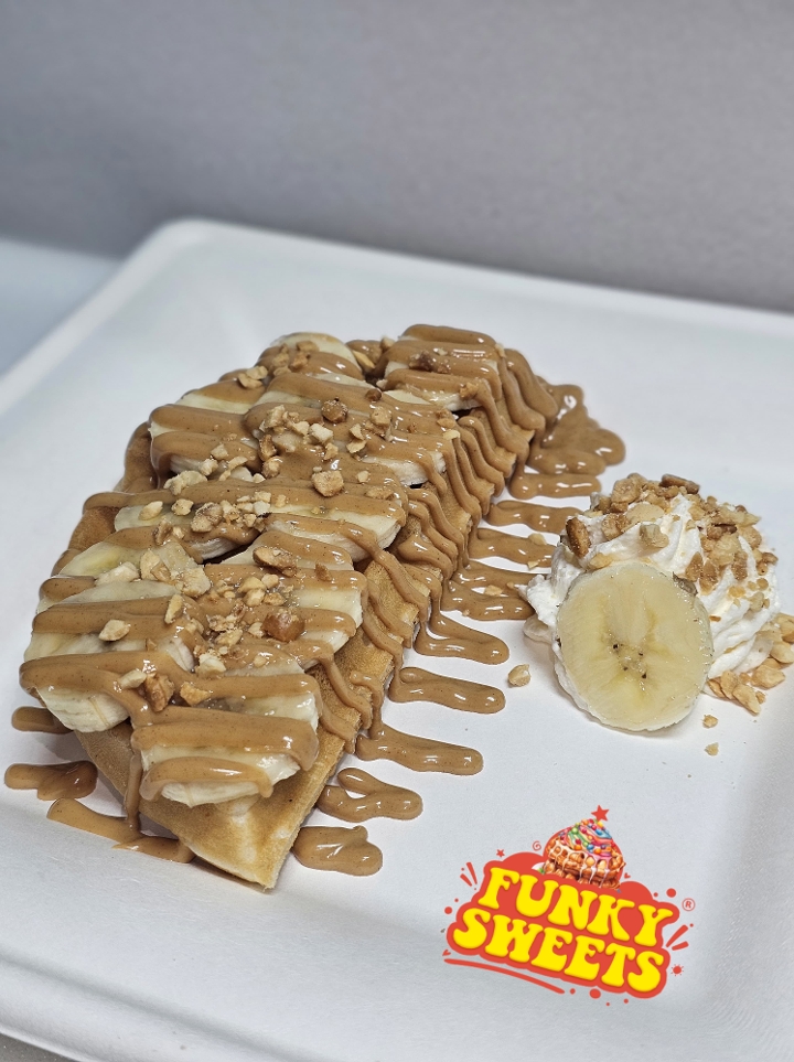 Banana Peanut Waffle