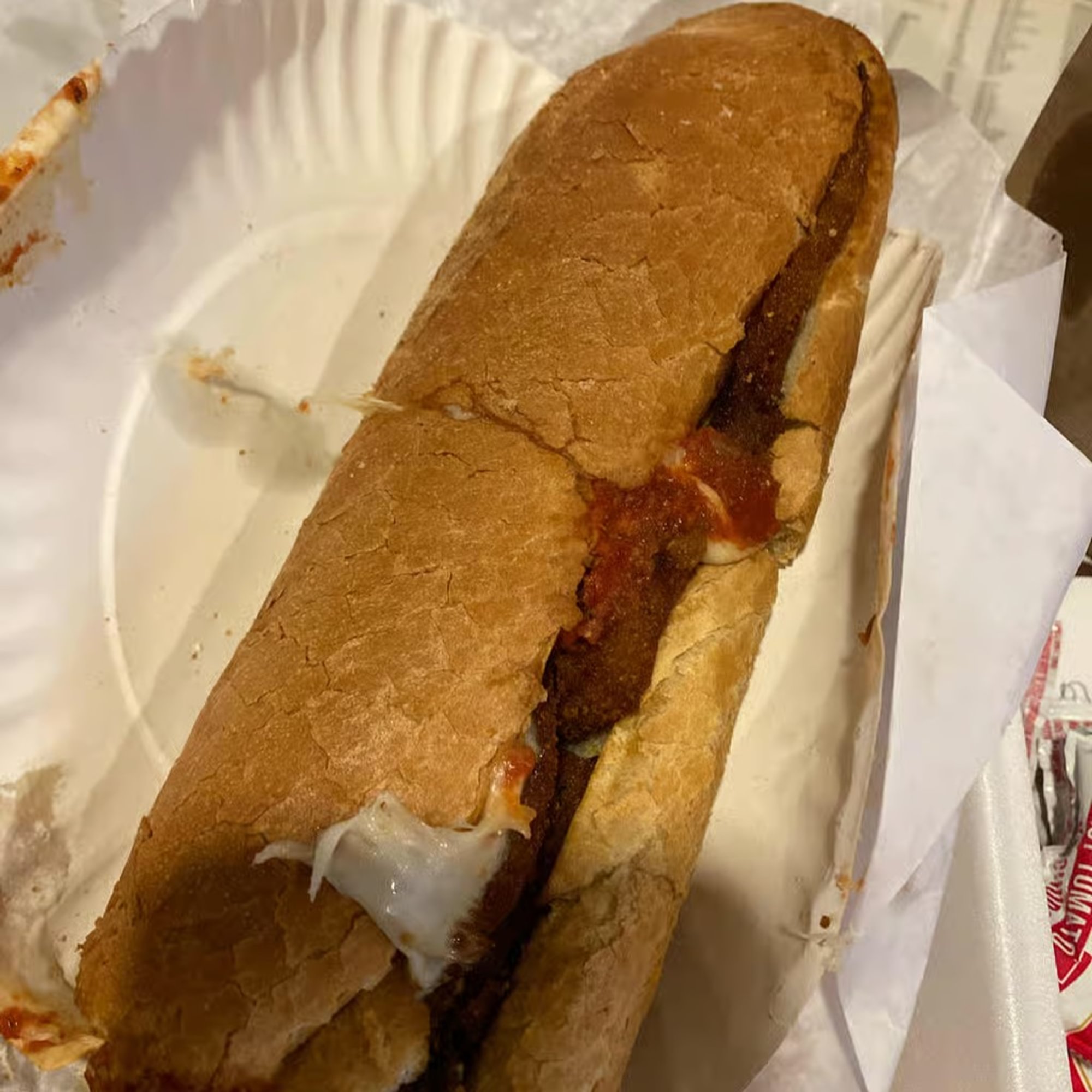 Egg Plant Parmesan Sub