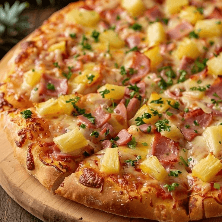 12" Gluten Free Hawaiian pizza