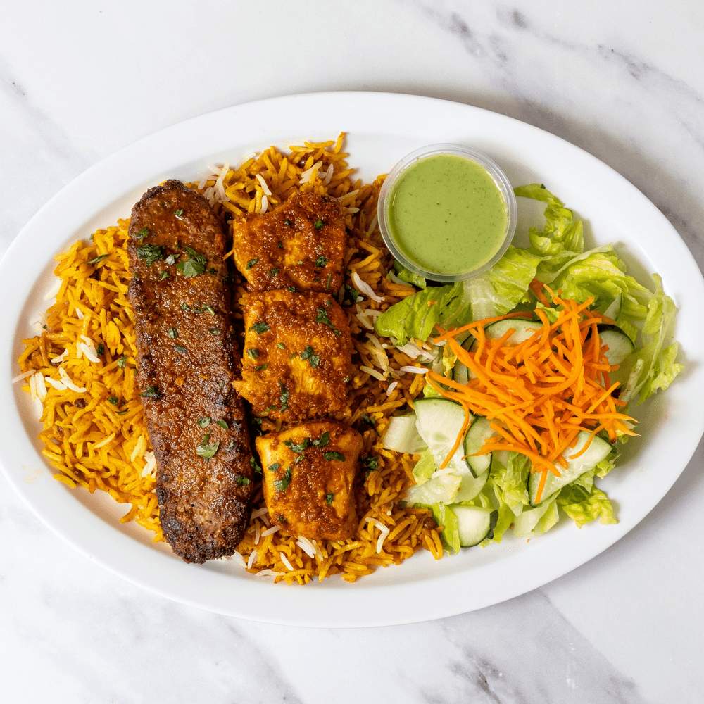 Mix Plate with Biryani Rice