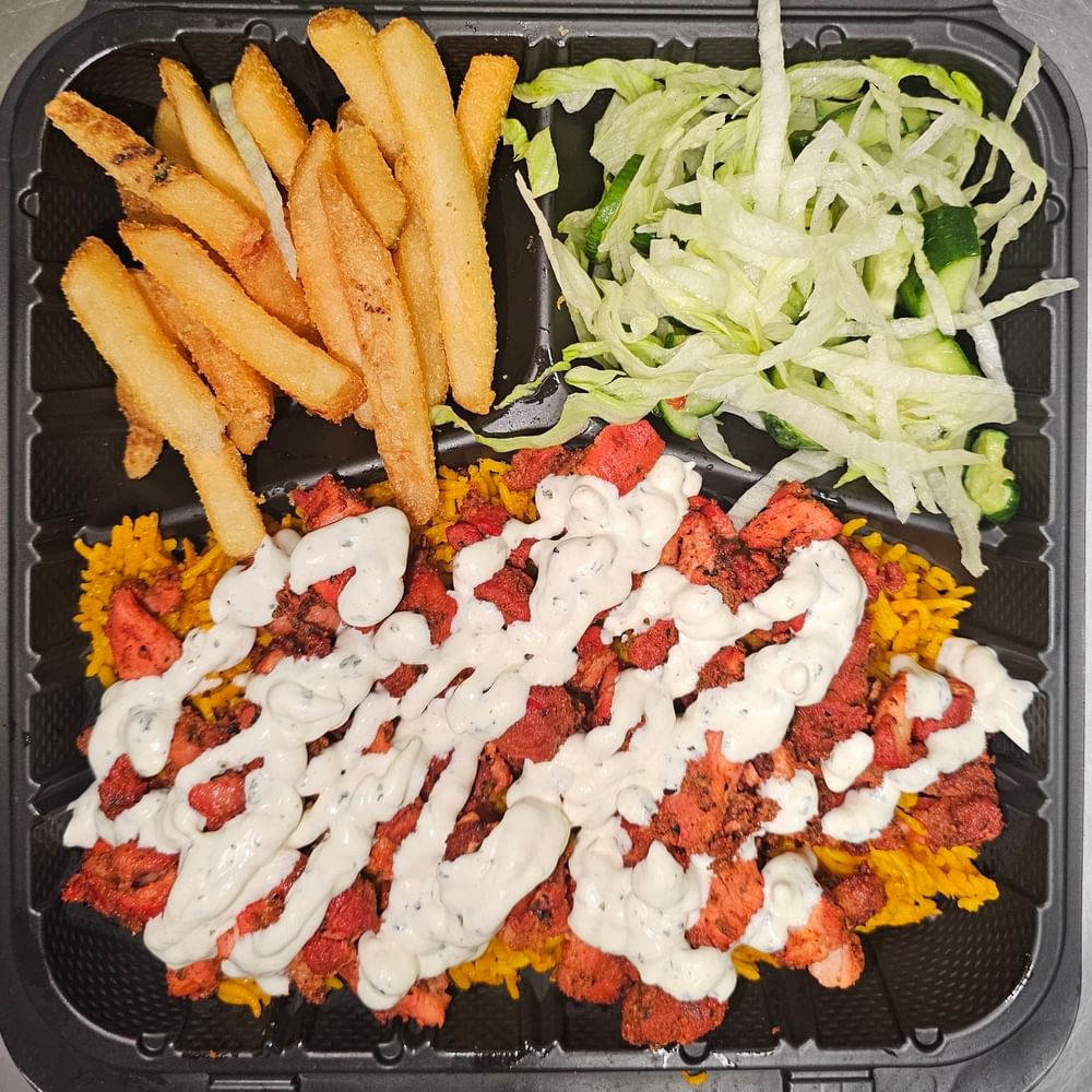 Chicken Over Rice Platter