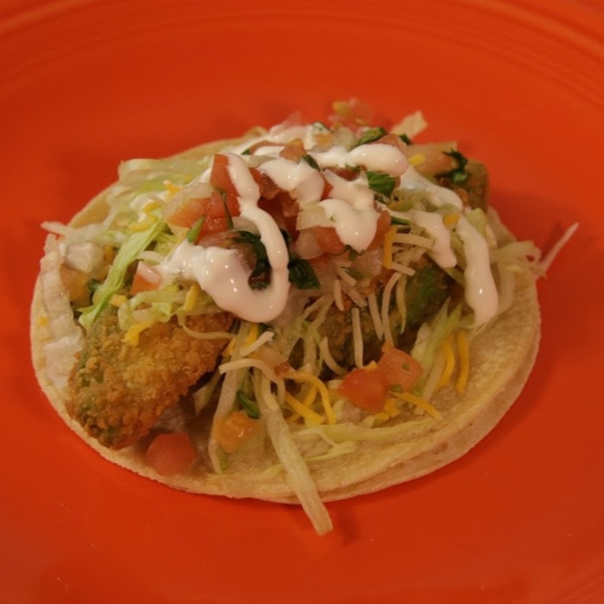 Fried Avocado Taco