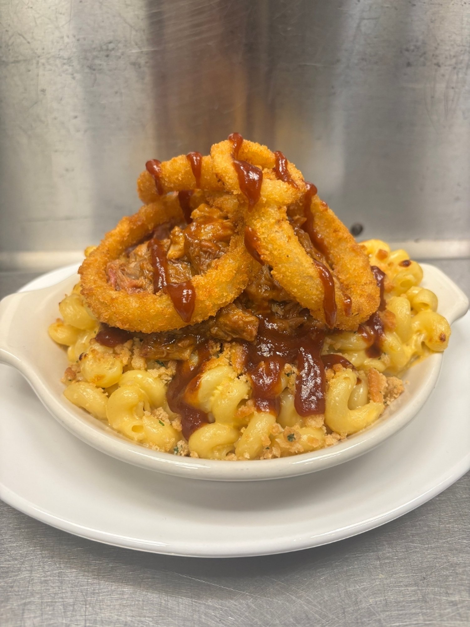BBQ Pulled Pork Mac & Cheese