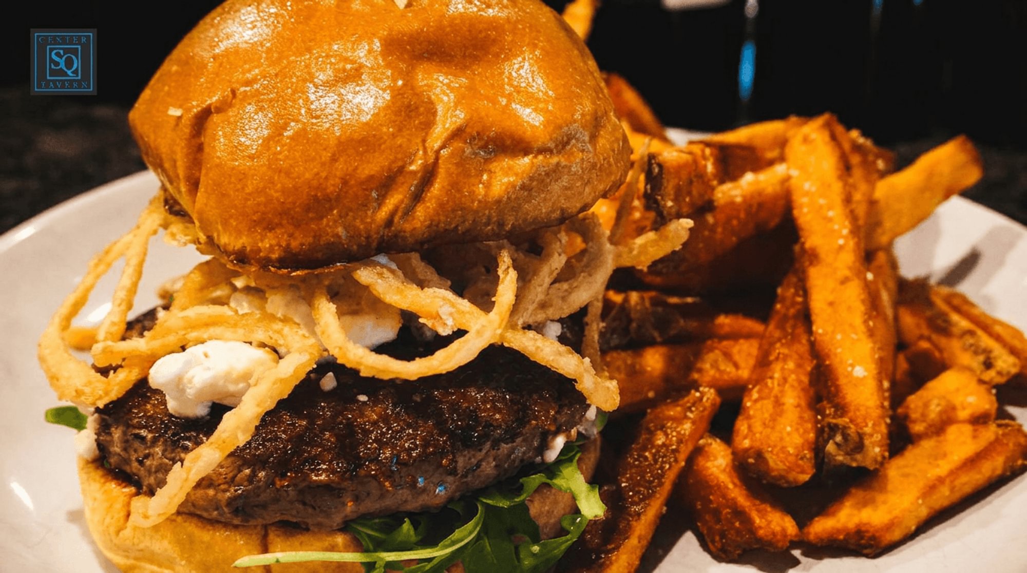 Tavern Bleu Cheese Burger