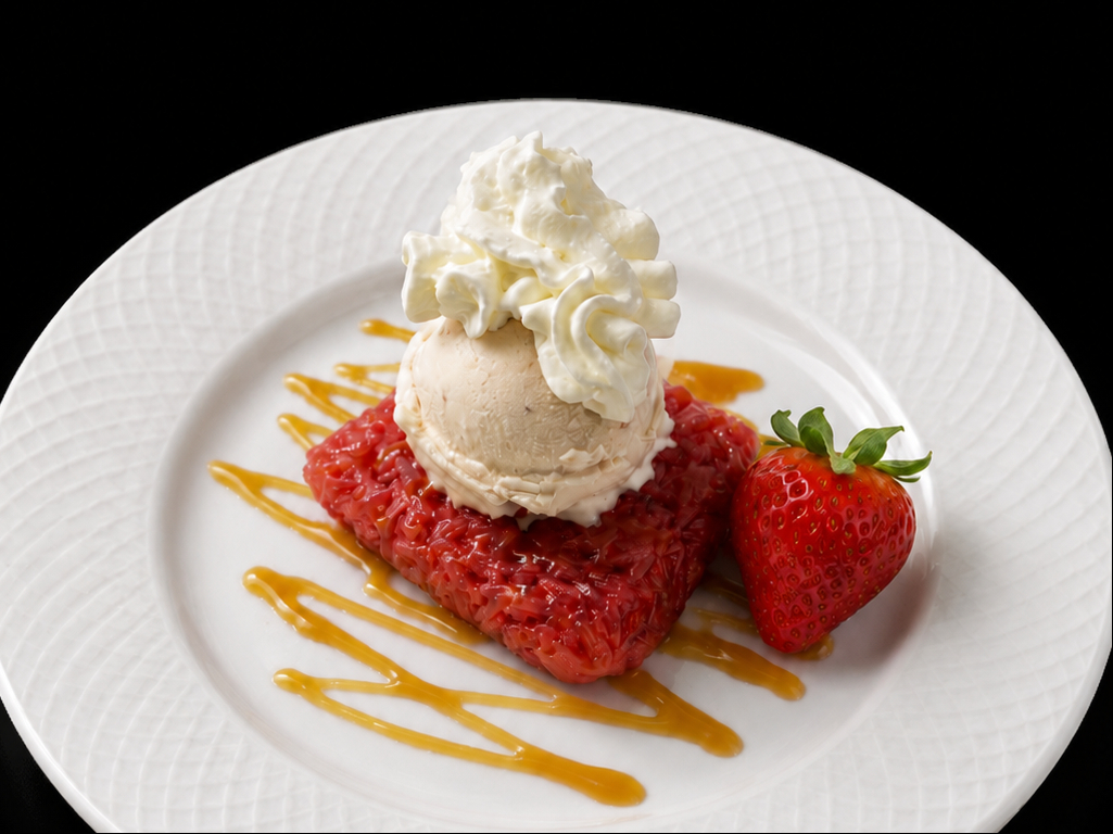 Strawberry Sticky Rice