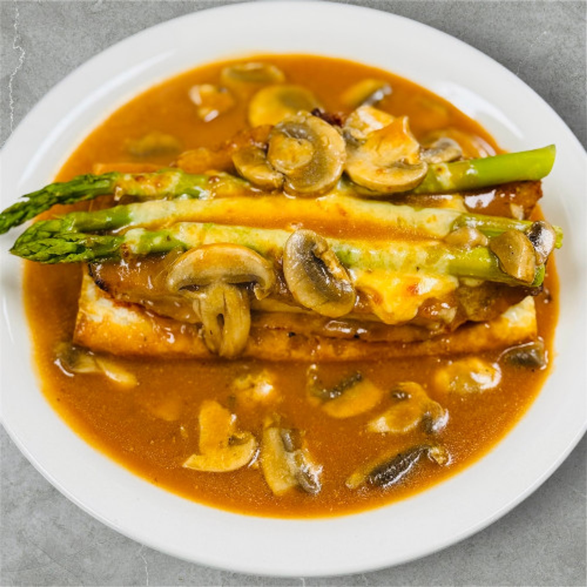 Chicken Marsala Melt Sandwich