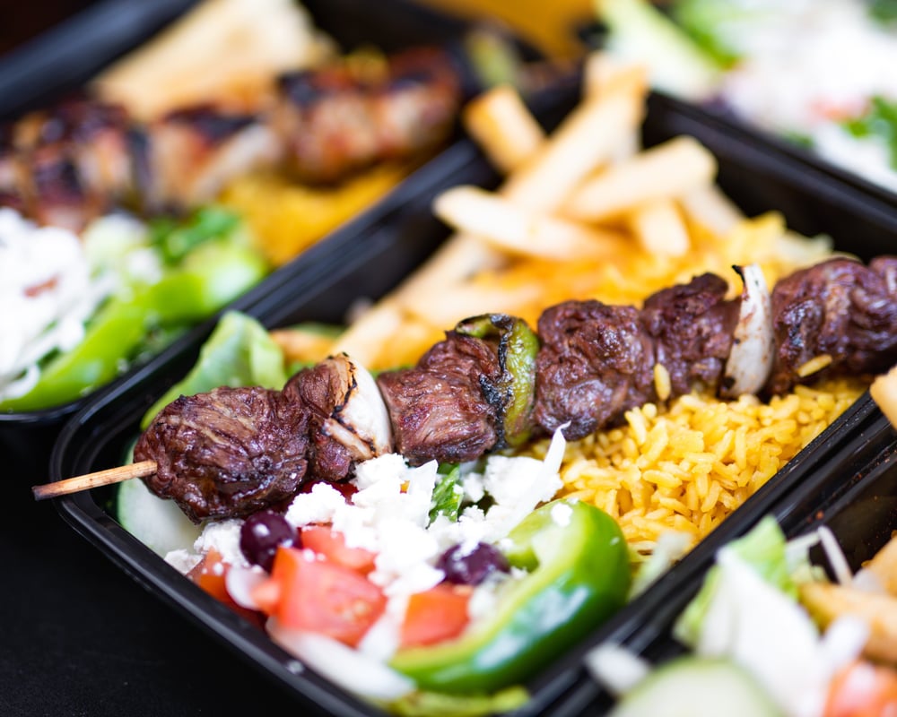 Beef Kabob Lunch Box