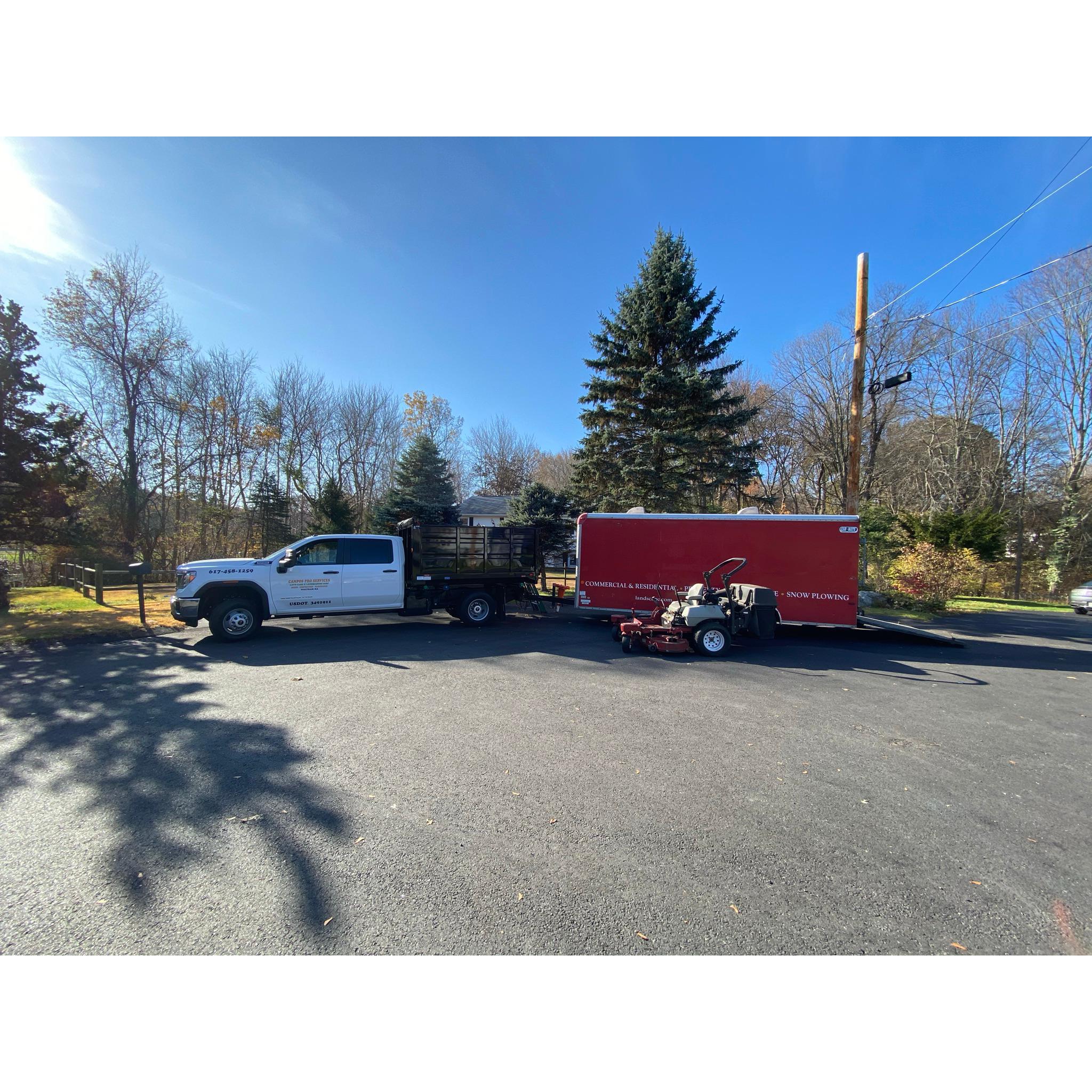 Campos Pro Services Lawn Care and Landscaping Corp. Logo