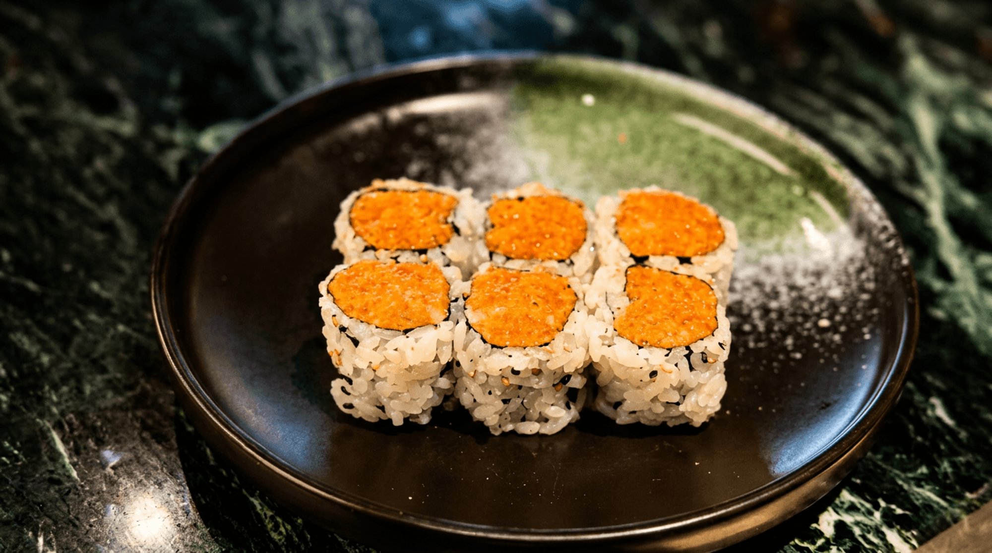 Spicy Crunch Salmon Roll