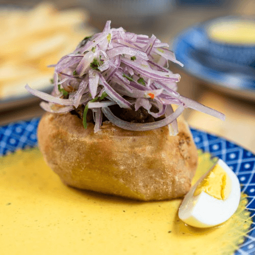 Papa Rellena Lunch