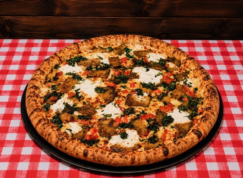 Large Mediterranean Veggie Pizza 14 (Greek Style)