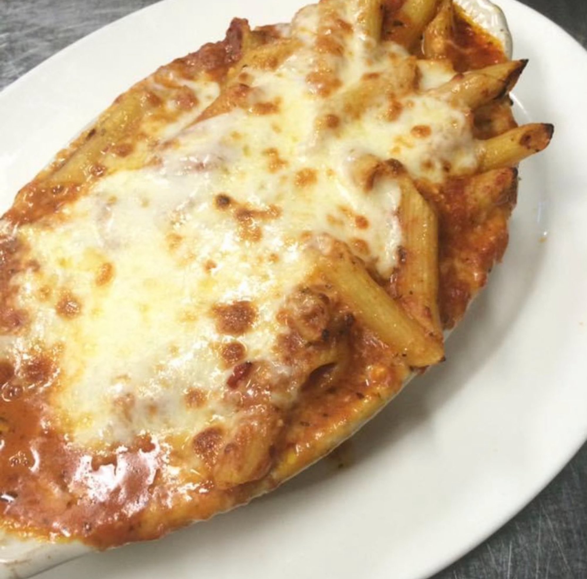 Baked ziti & meatballs