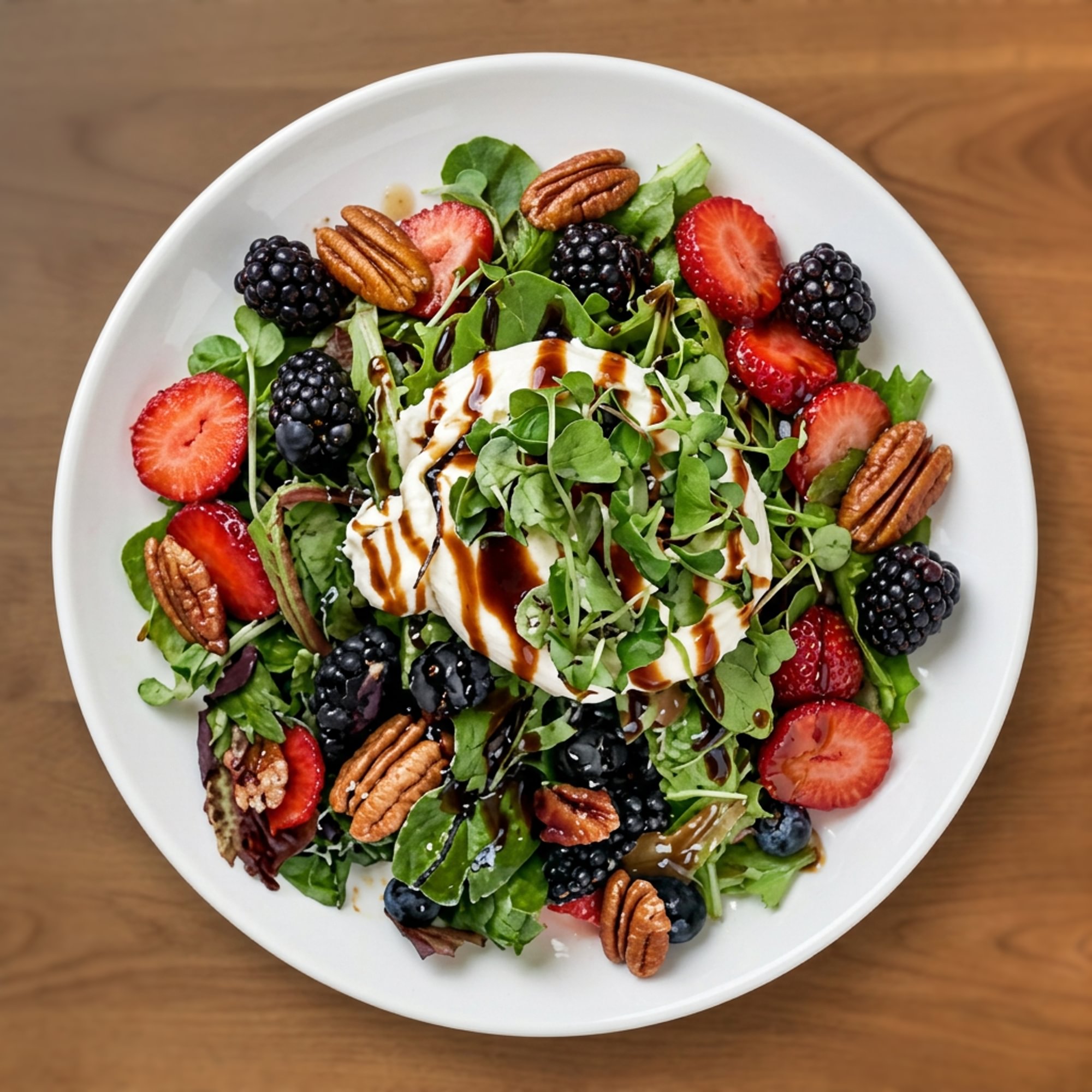 1/2 - Berries & Burrata