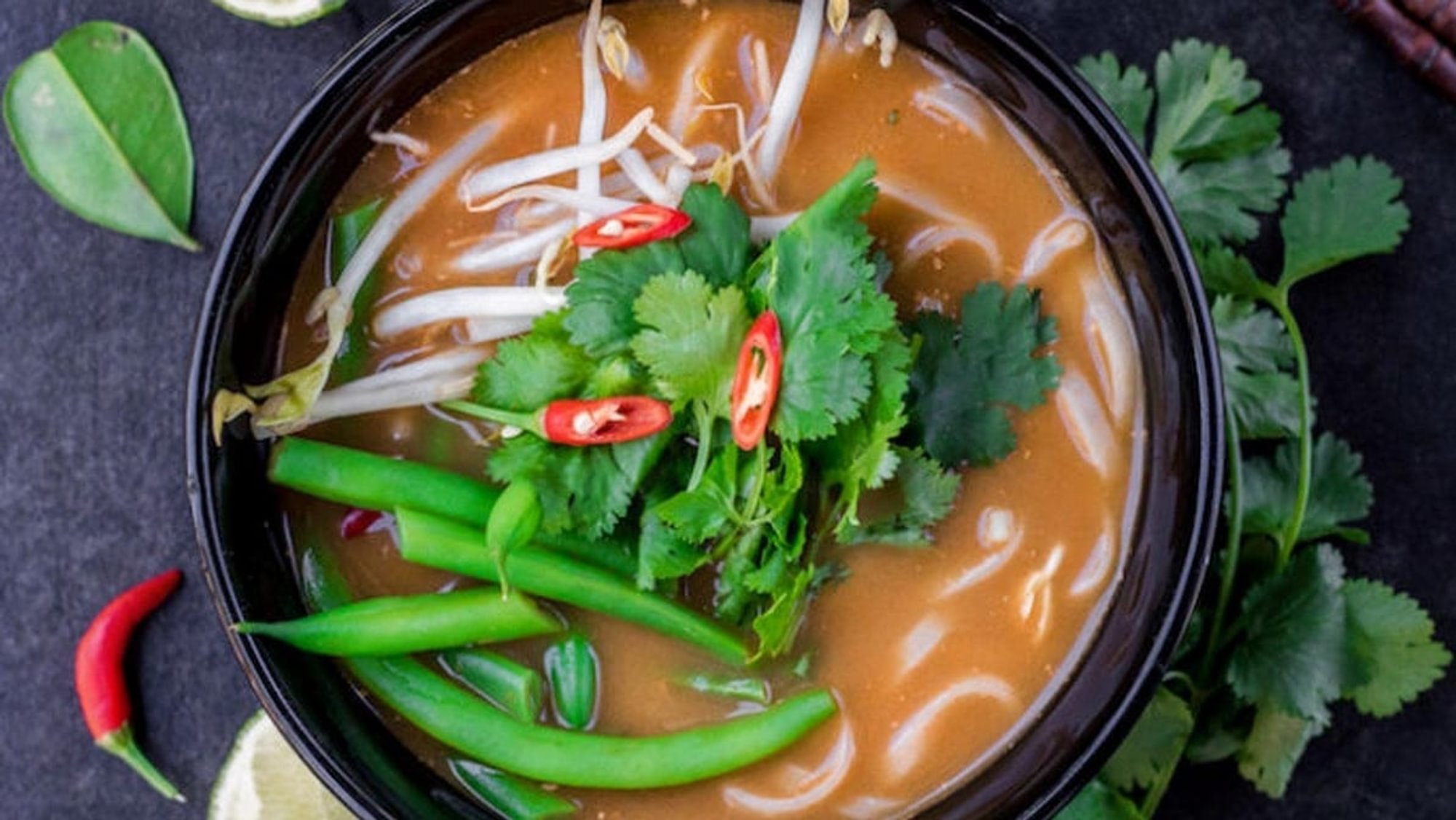 Veggie Tom Yum Soup - Canh Chua Tom Chay