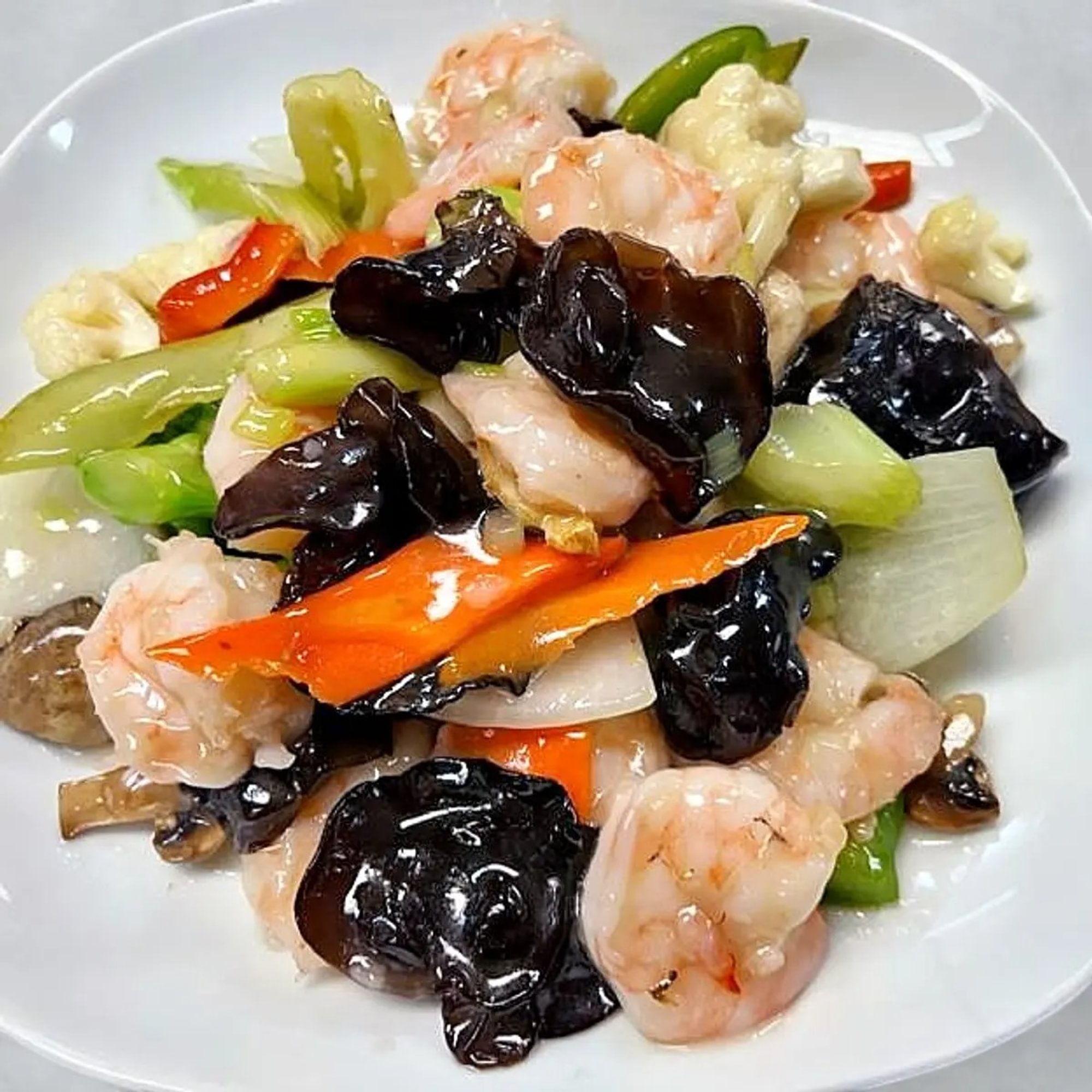 Shrimp with Mixed Vegetables 杂菜虾