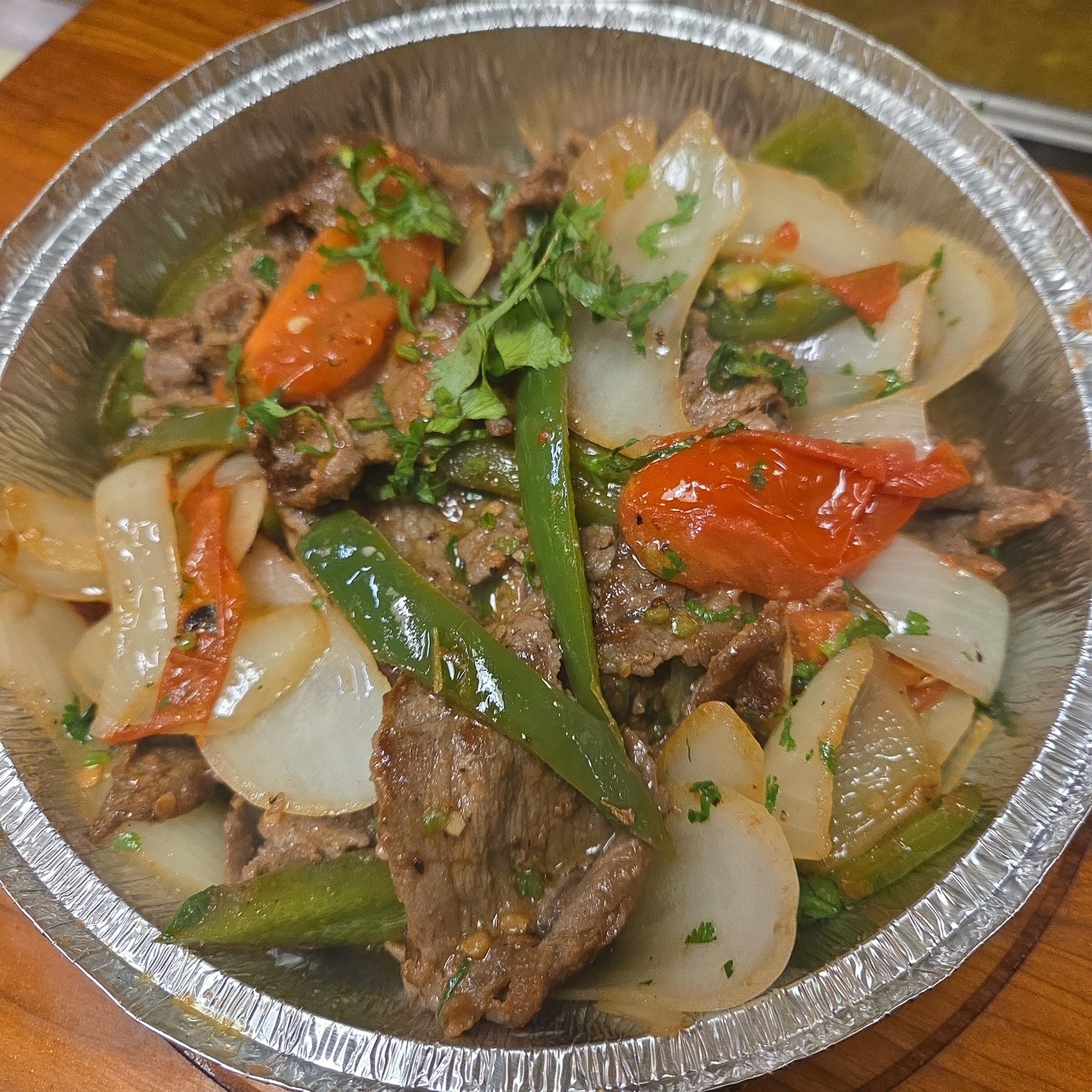 Bistec A La Mexicana Platillo