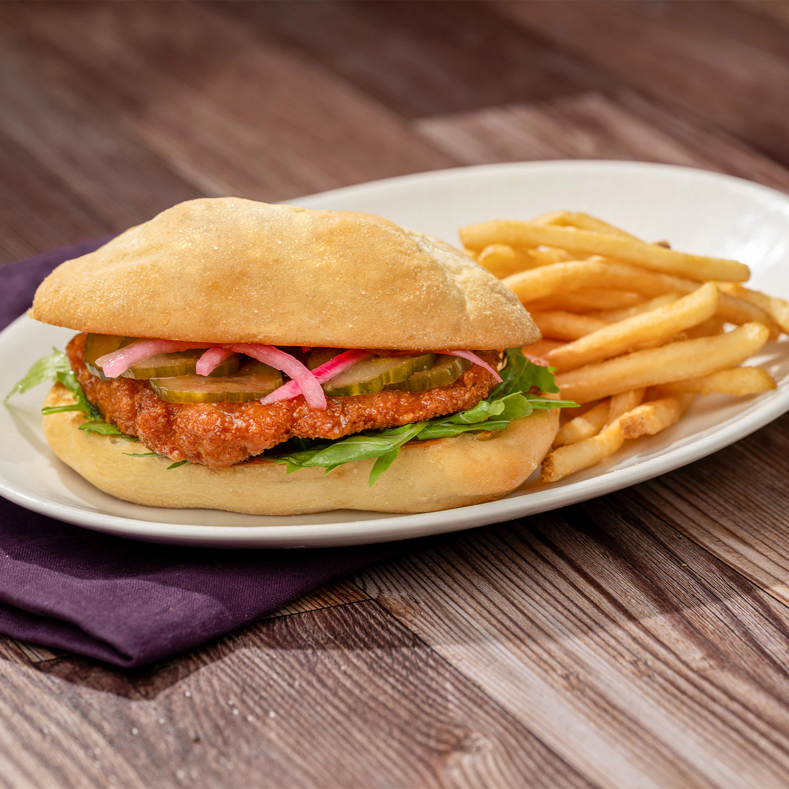 Hot Honey Crispy Chicken Sandwich
