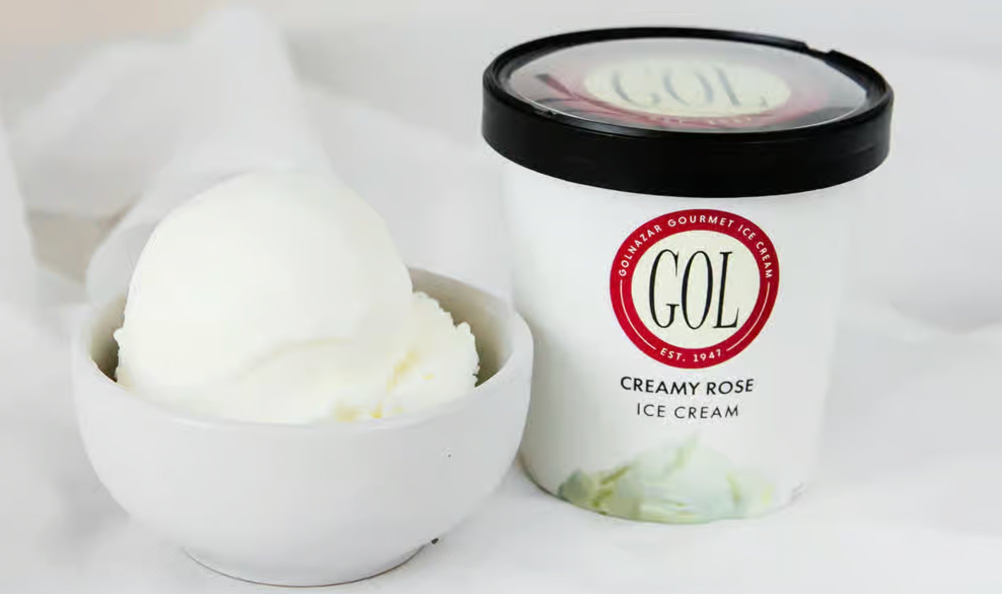 Creamy Rose Ice Cream by GOL