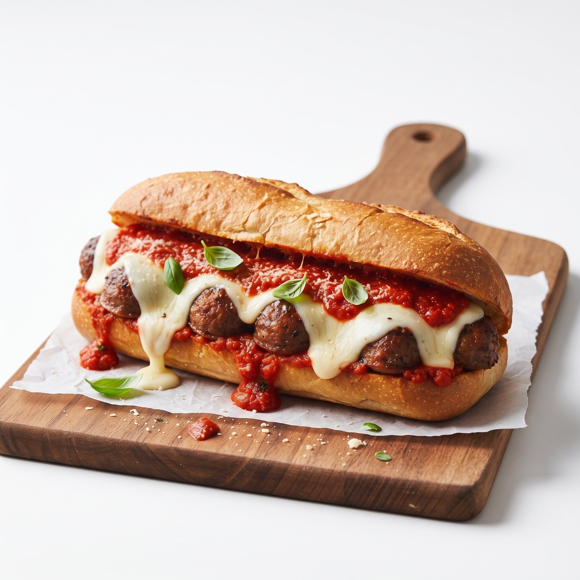 Sausage Parmigiana Sub