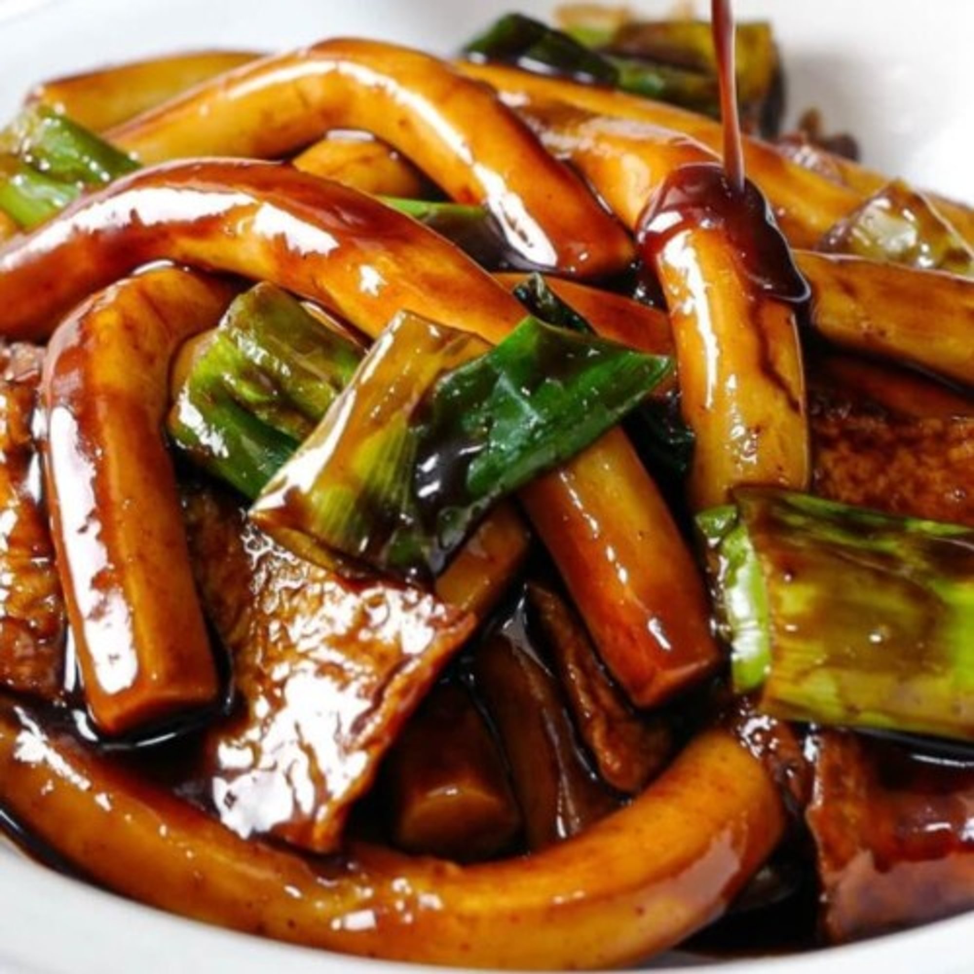 Jjajang Ddeok Bokki (짜장 떡볶이)