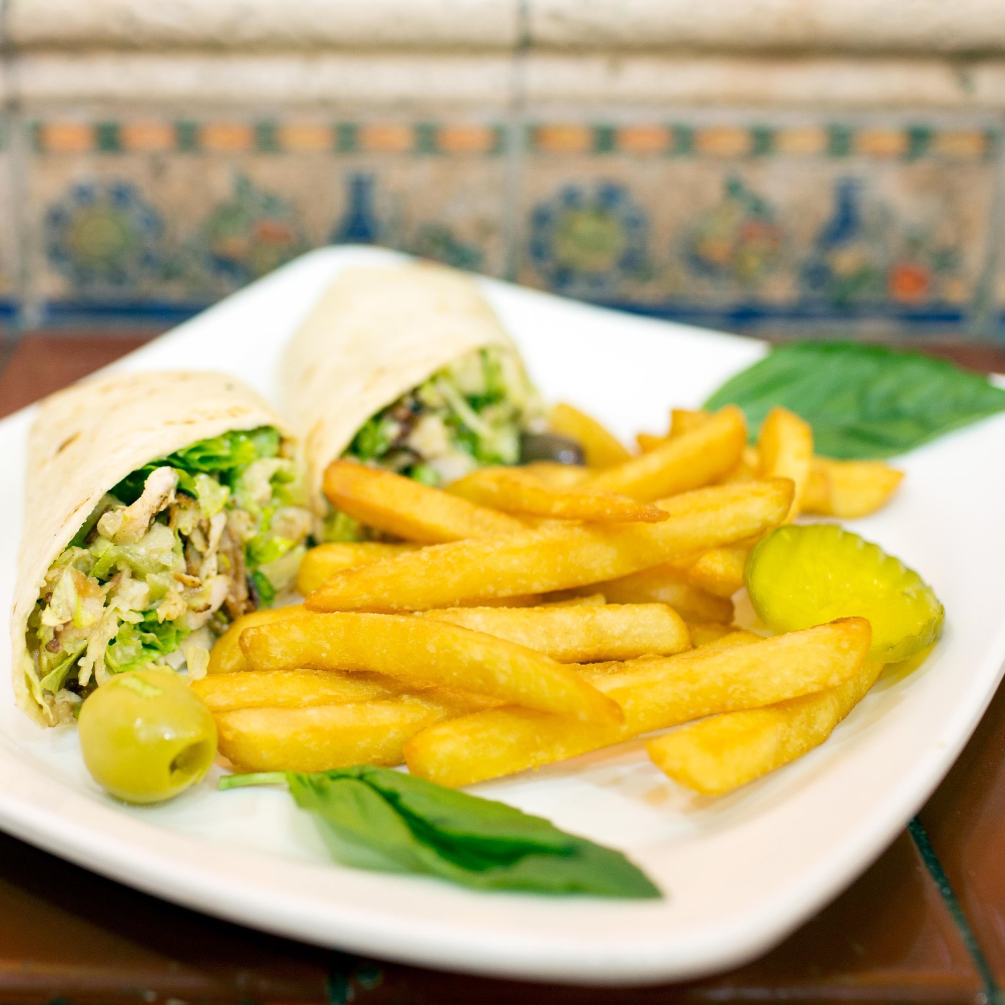 Grilled Chicken Ceaser Wrap Single
