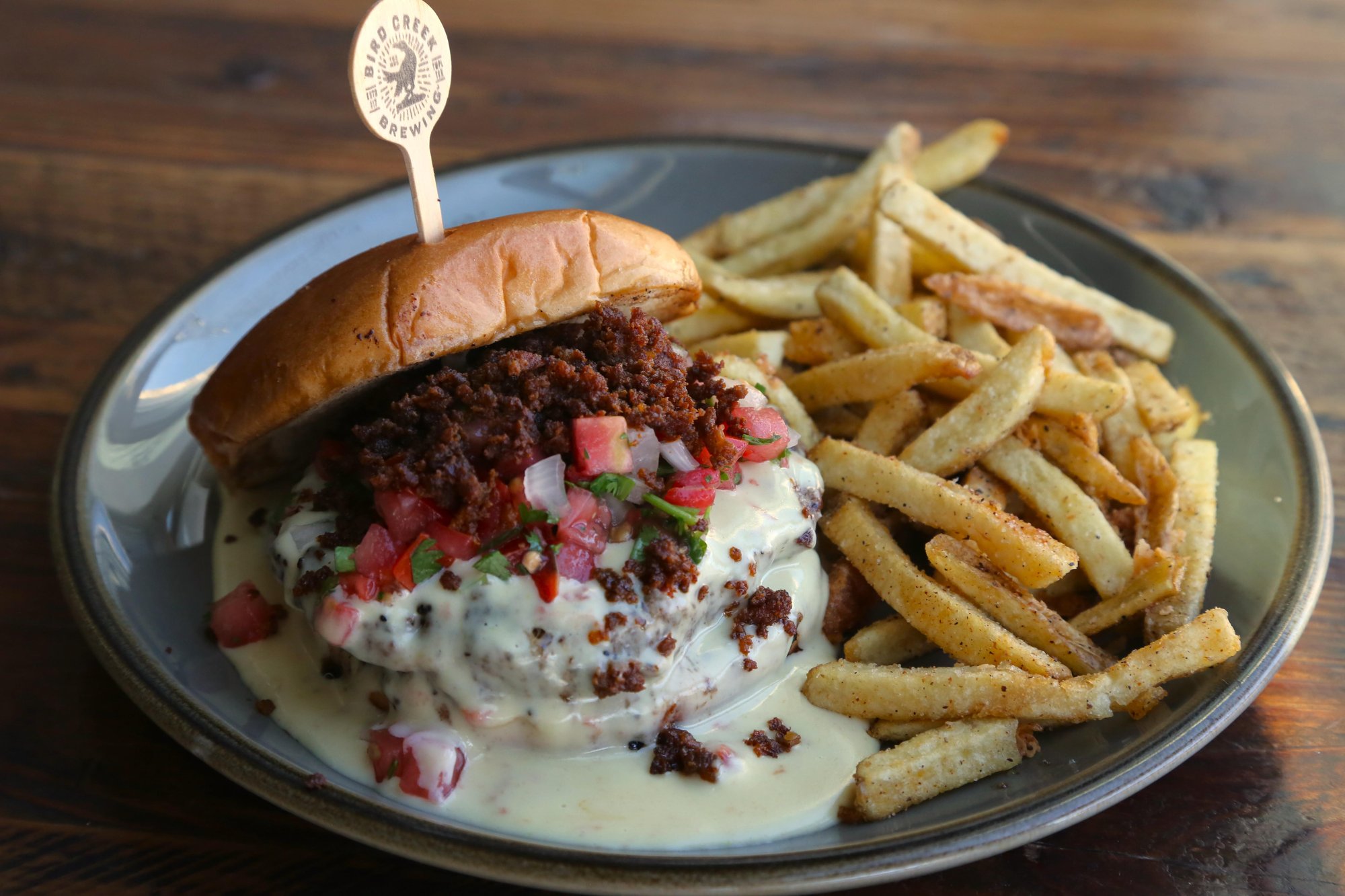 Burger Con Queso