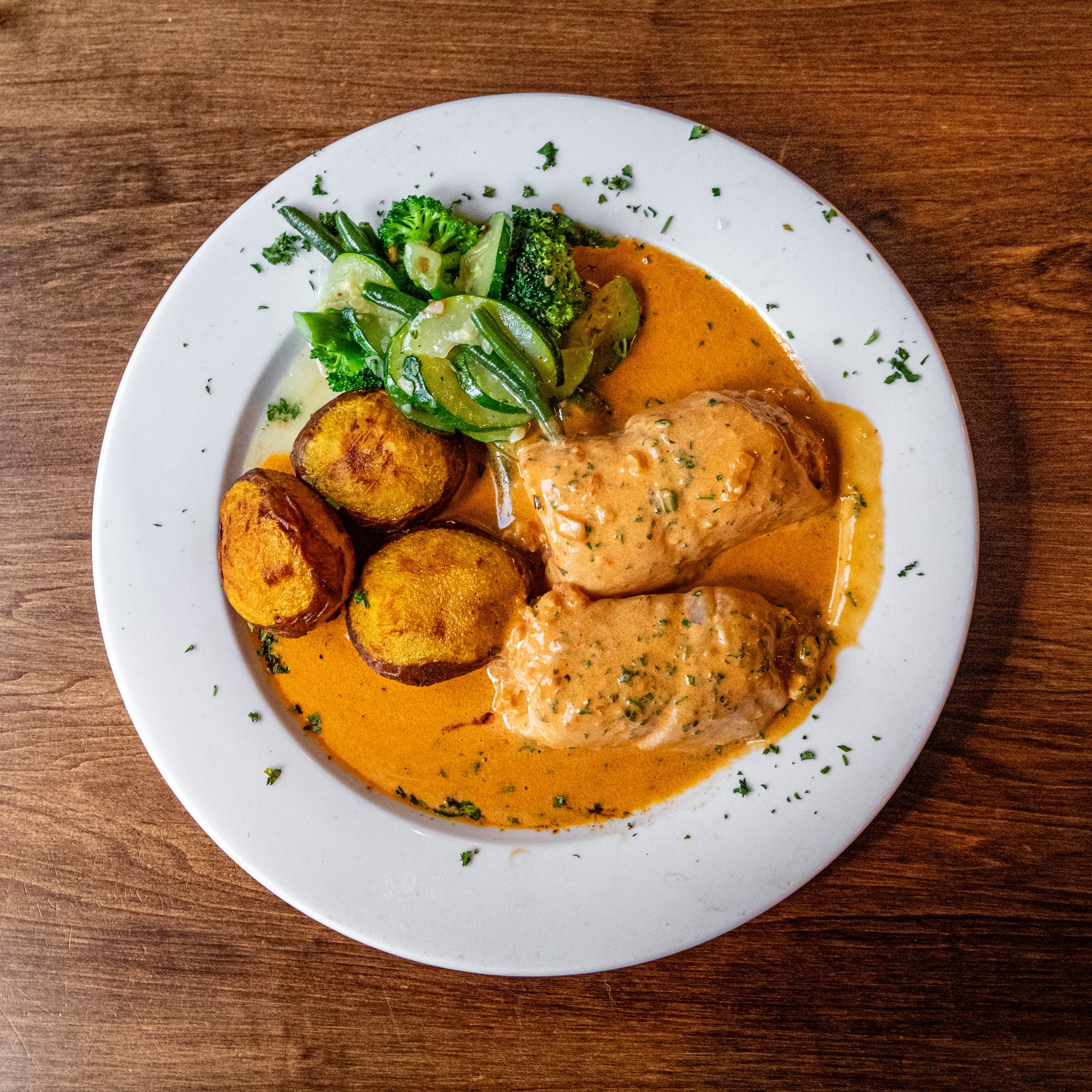 Baked Stuffed Sole