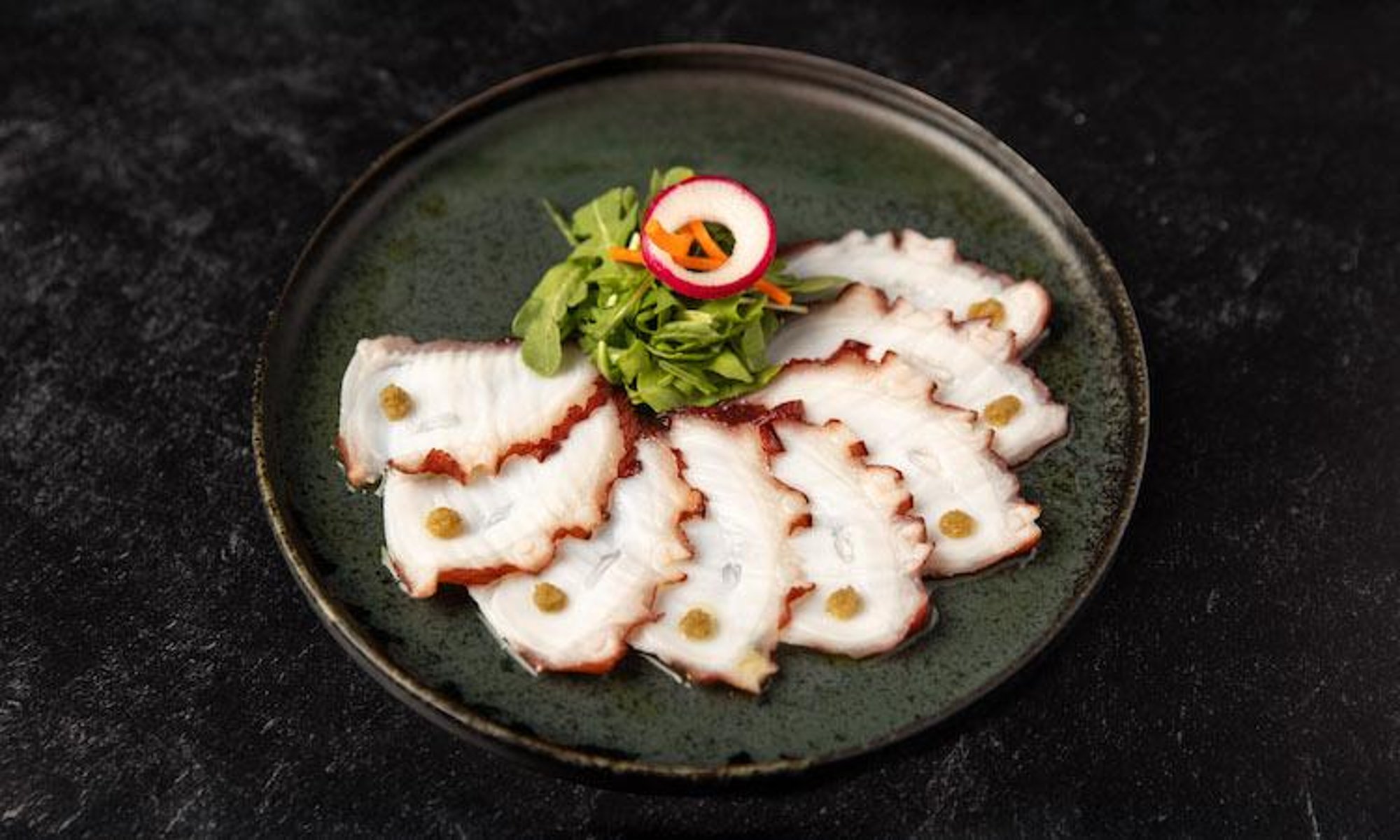 Octopus Sashimi with Yuzu