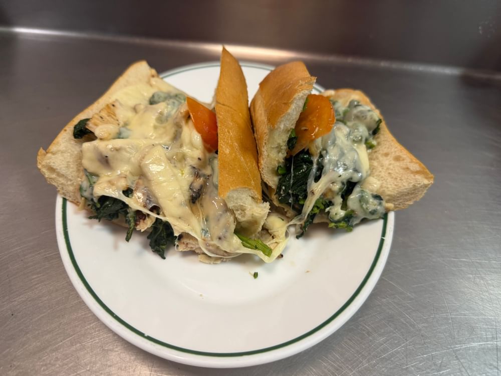 Grilled Chicken, Broccoli Rabe, & Provolone Hero