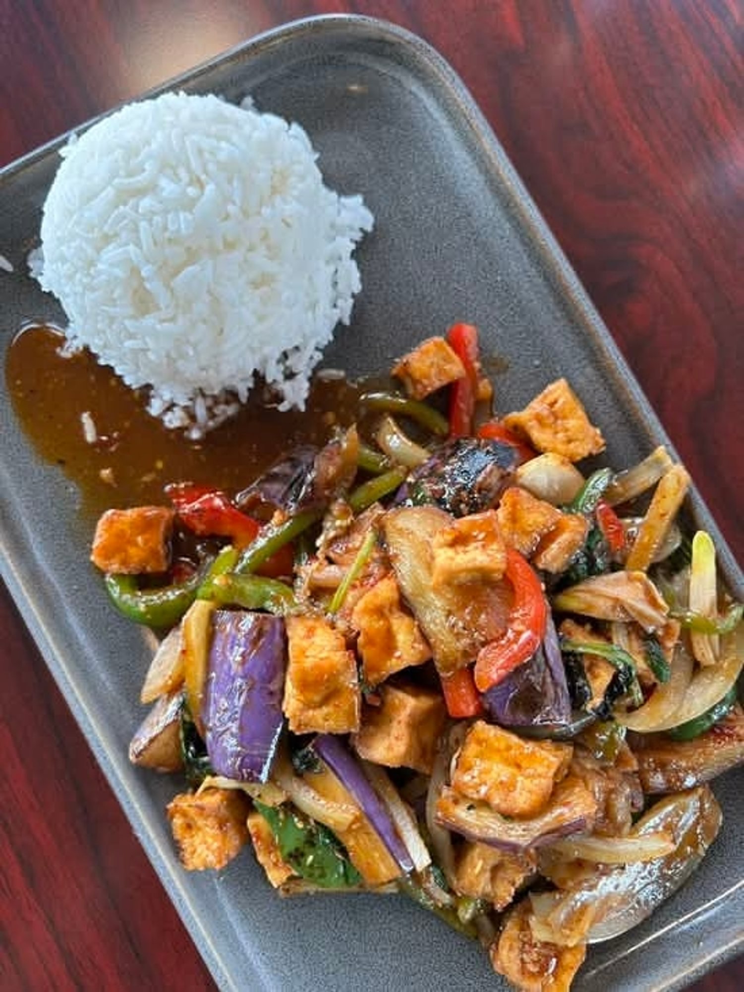 L - Eggplant Thai Basil