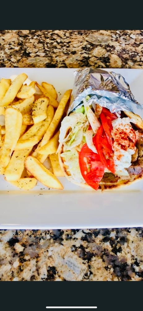 Pork Pita (add $4 for Fries)