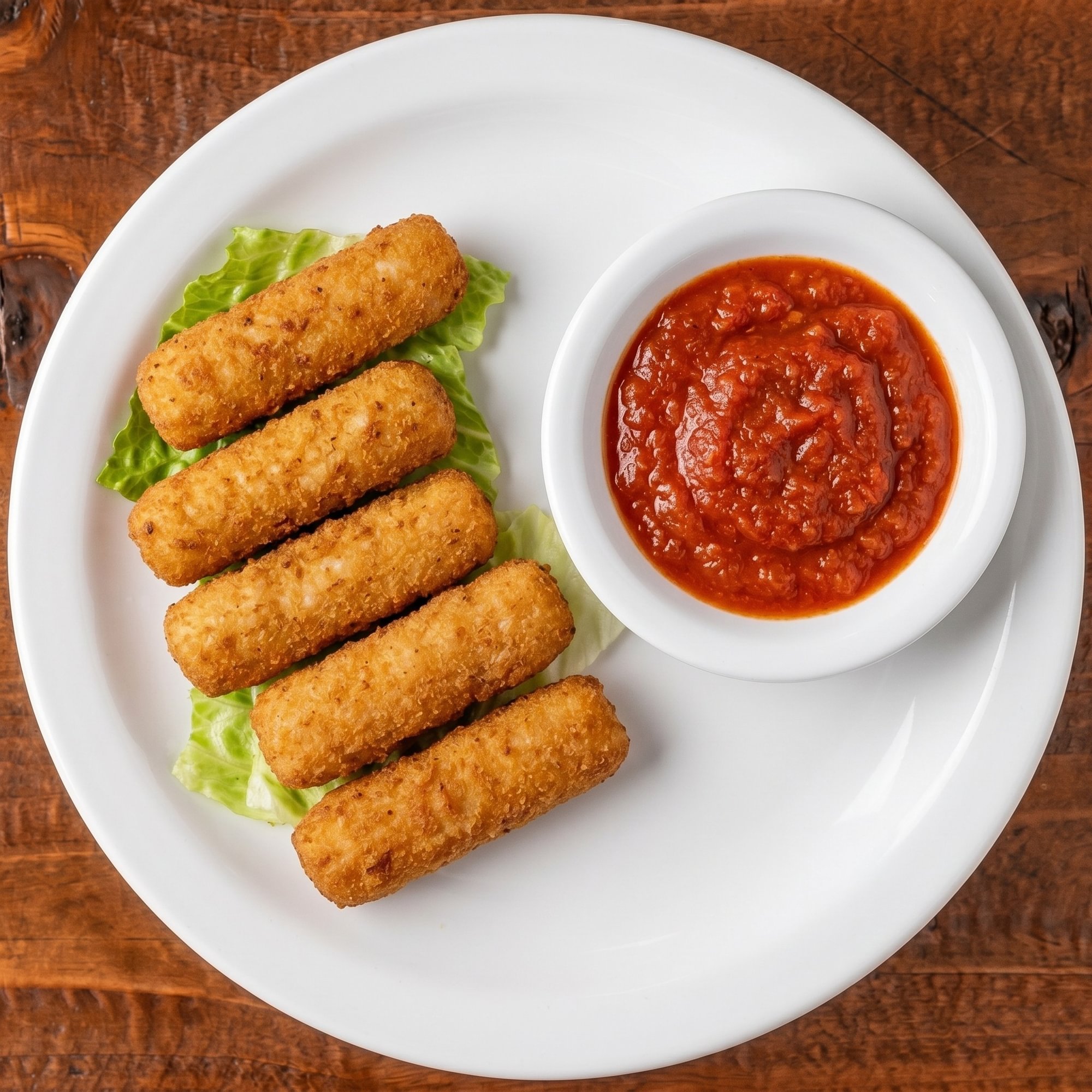 Golden Fried Mozzarella Sticks
