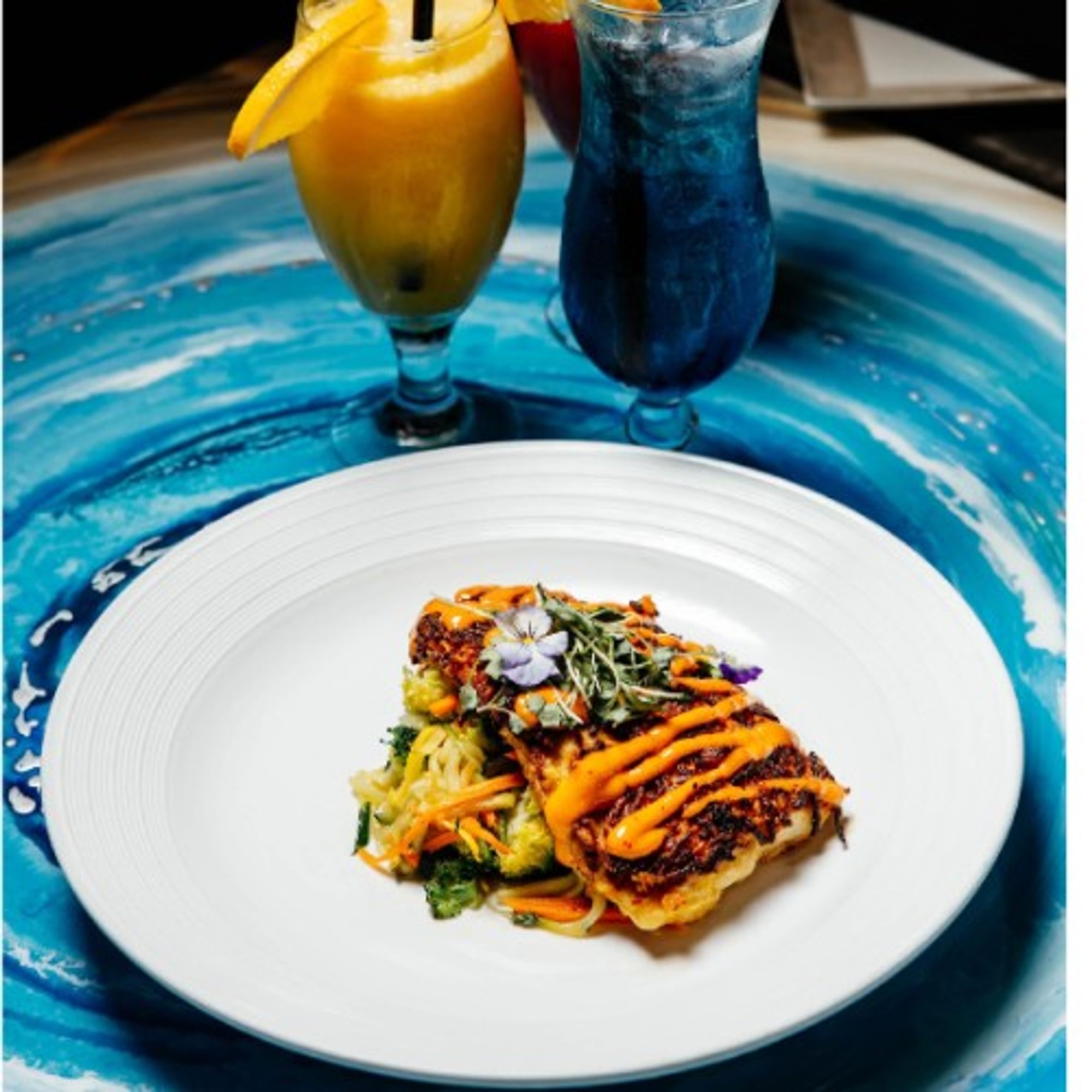 Sweet Potato Crusted Grouper