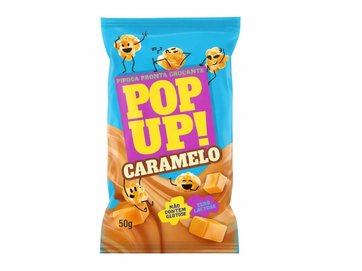 Pipoca Pop Up Caramelo 50g