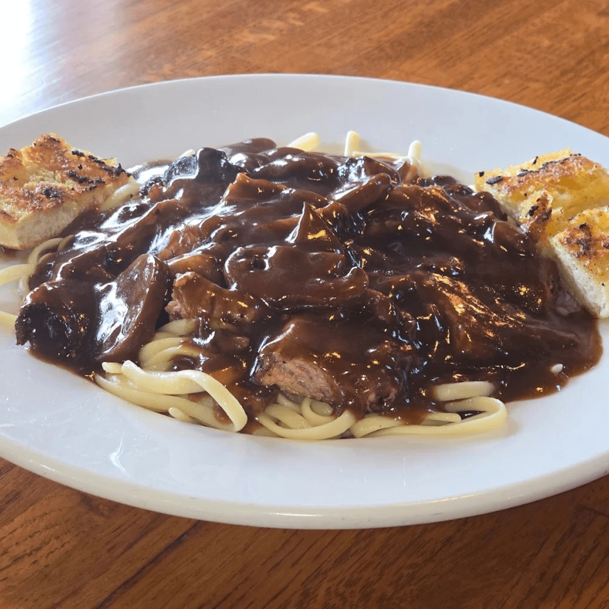 Smoked Brisket Stroganoff Pasta