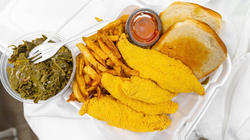 Fried Cat Fish Dinner